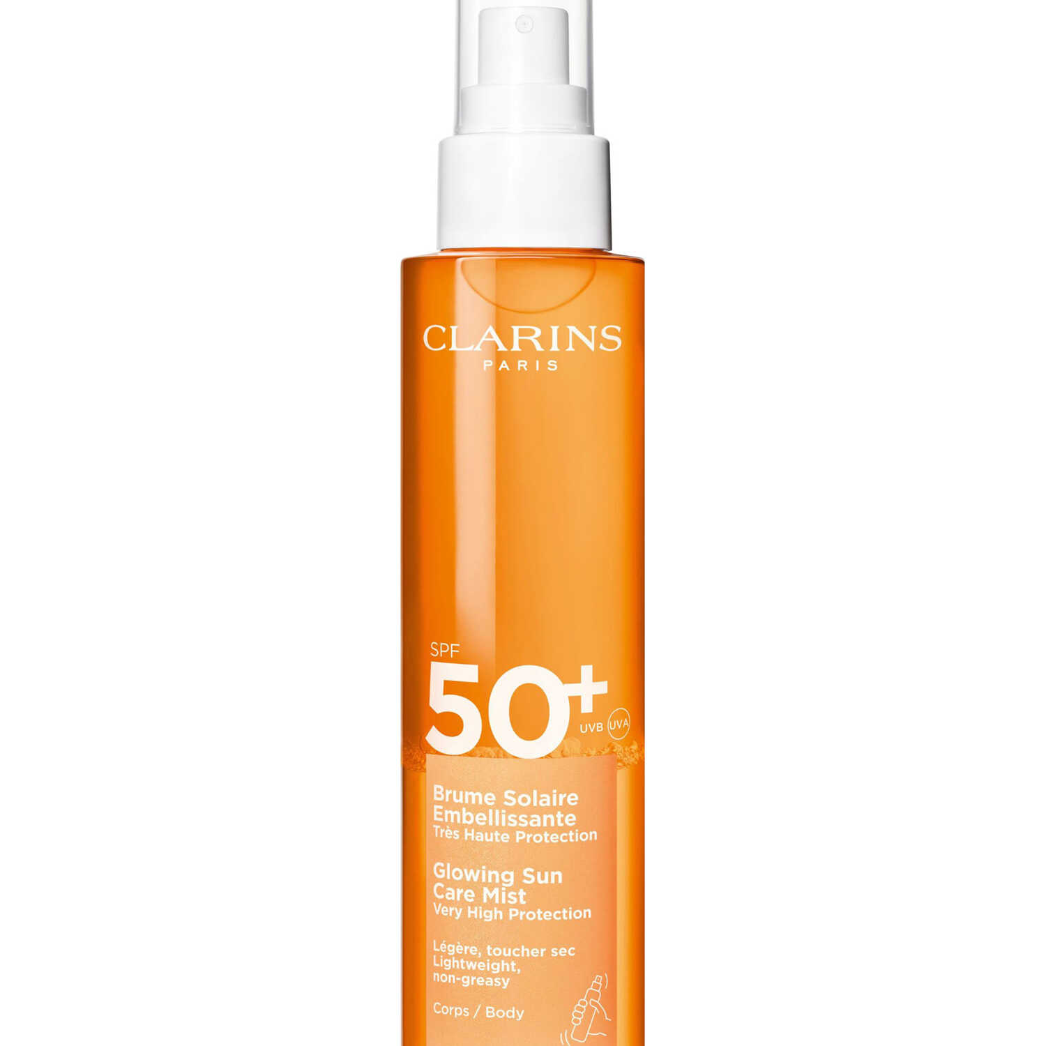 Clarins Glowing Sun Care Mist Spf50+ Nosize