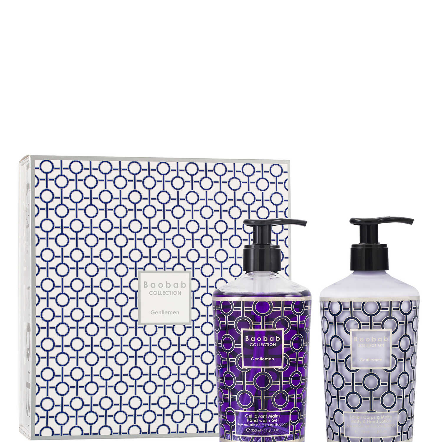 Baobab Collection Gentlemen Body & Hand Lotion + Wash Gel Gift Box Nosize