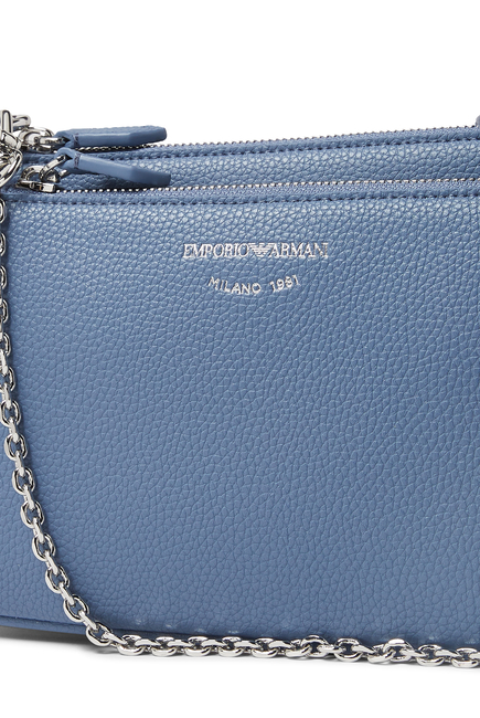 EA Text Logo Crossbody Bag