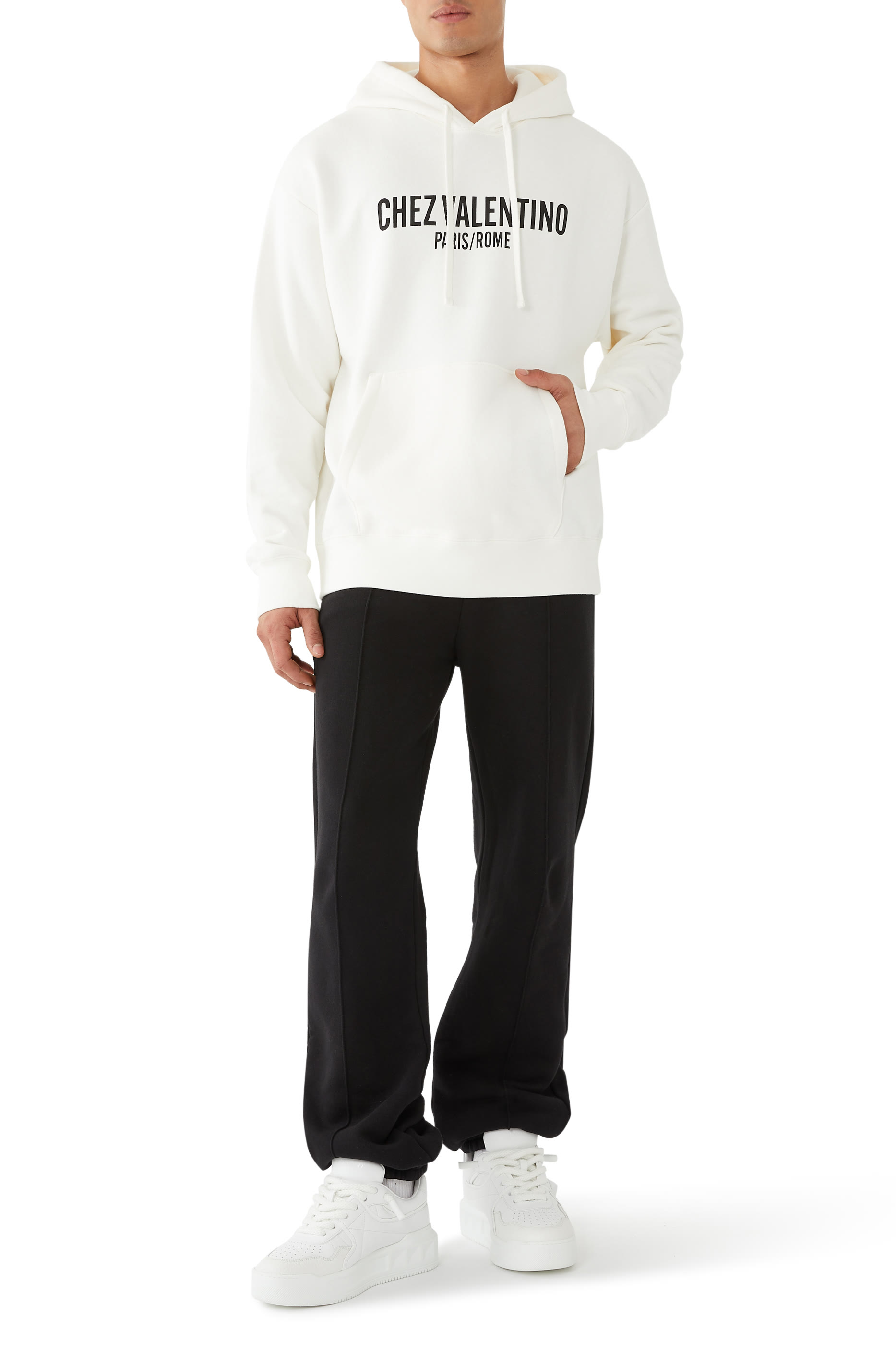 Chez Valentino Print Hoodie