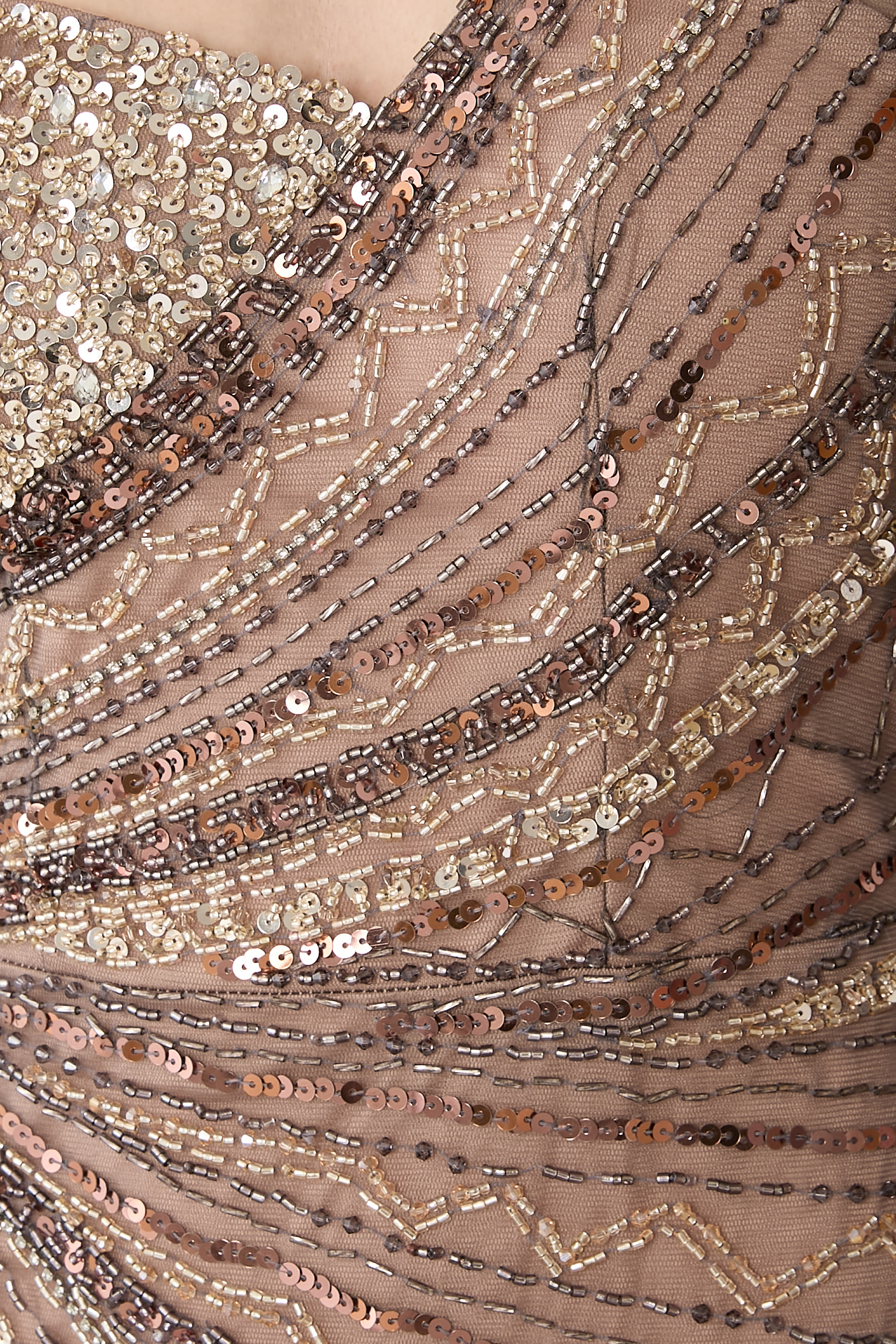 Sequined Evening Dress
