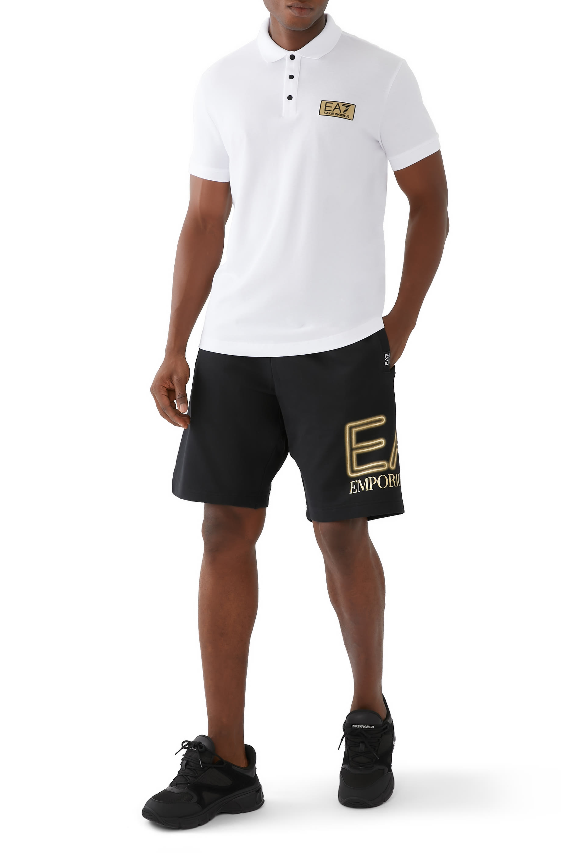 EA7 Label Polo Shirt