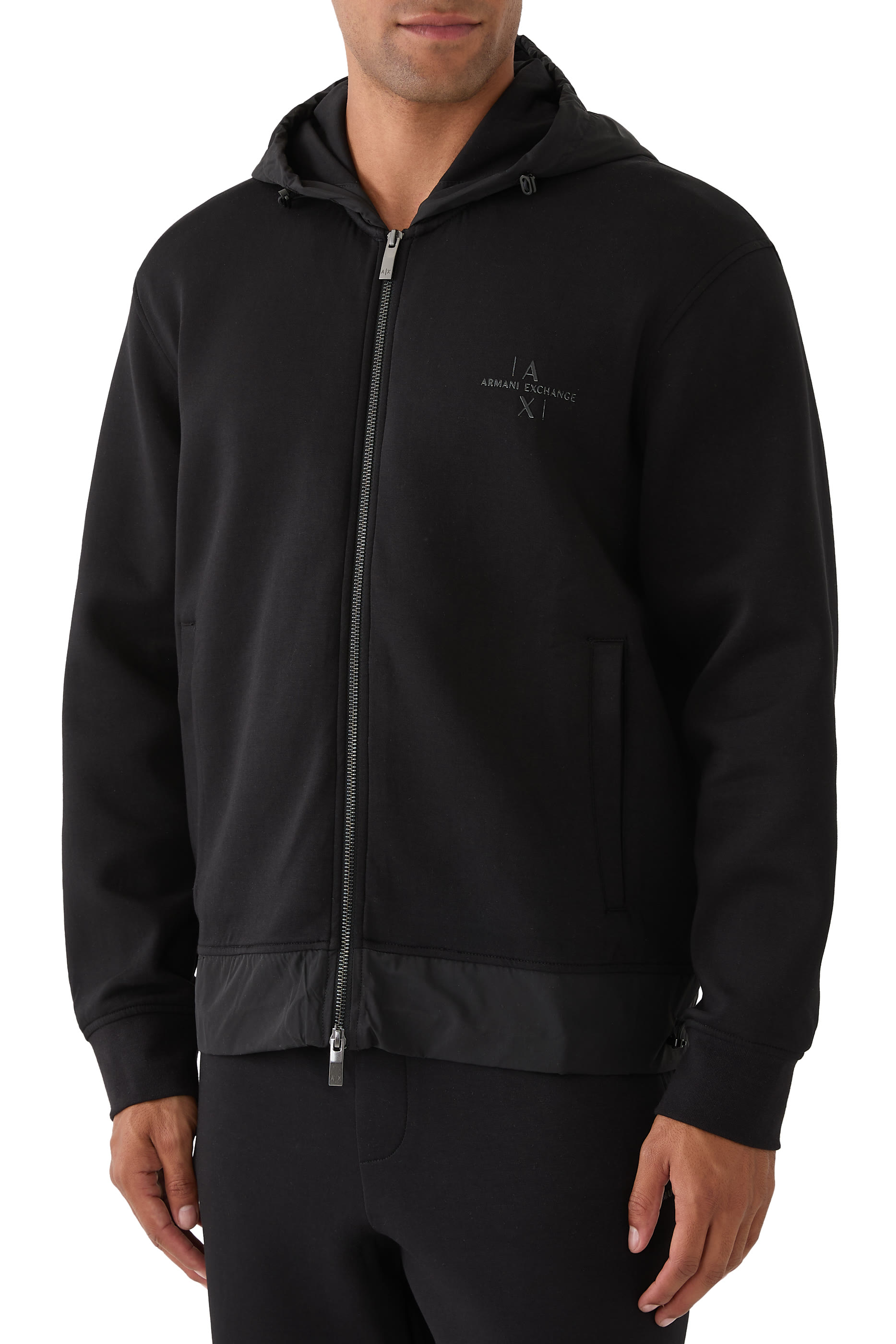 Full Zip Sweatshirt with A|X Lettering