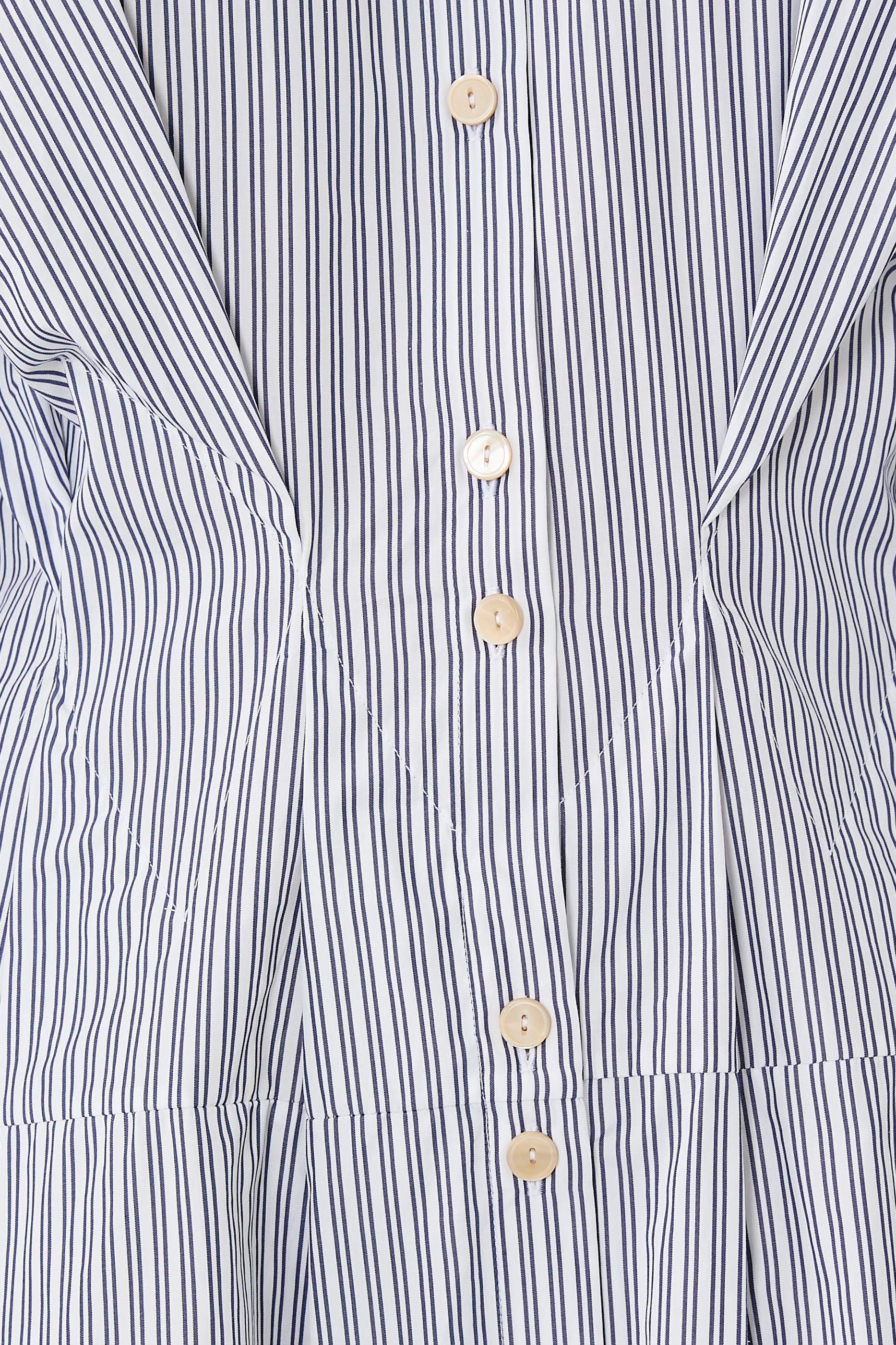 Vessel Striped Midi Dress