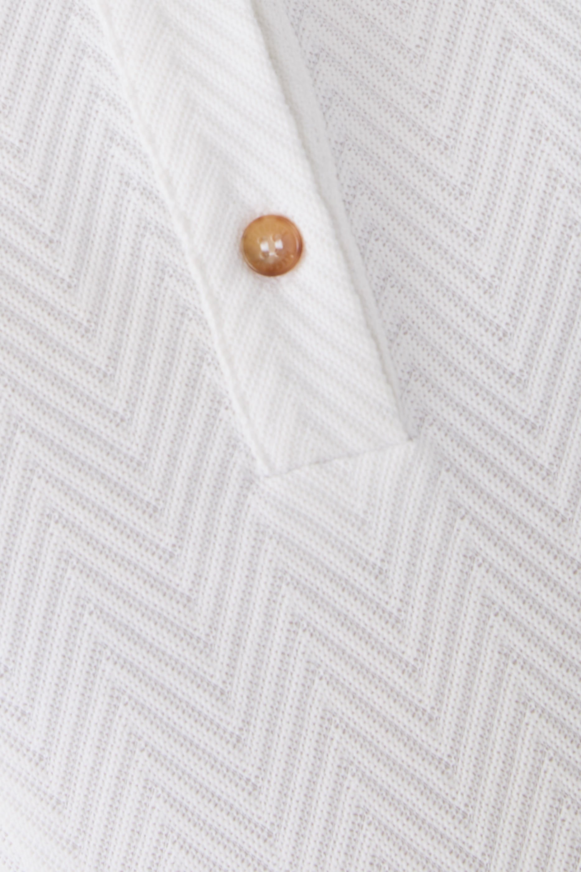 Zigzag Pattern Polo Mini Dress