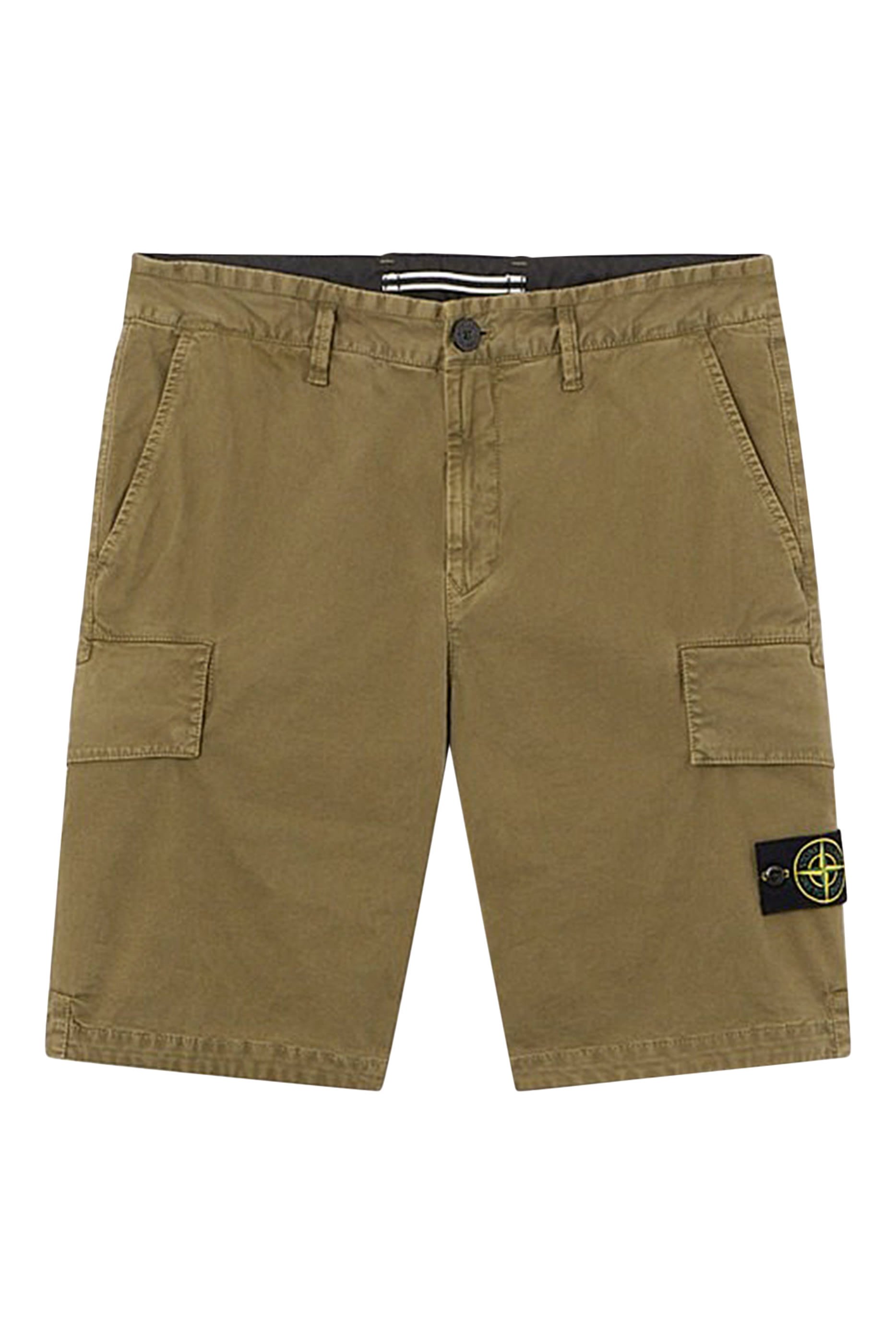 Old Effect Asymmetrical Seams Cargo Shorts