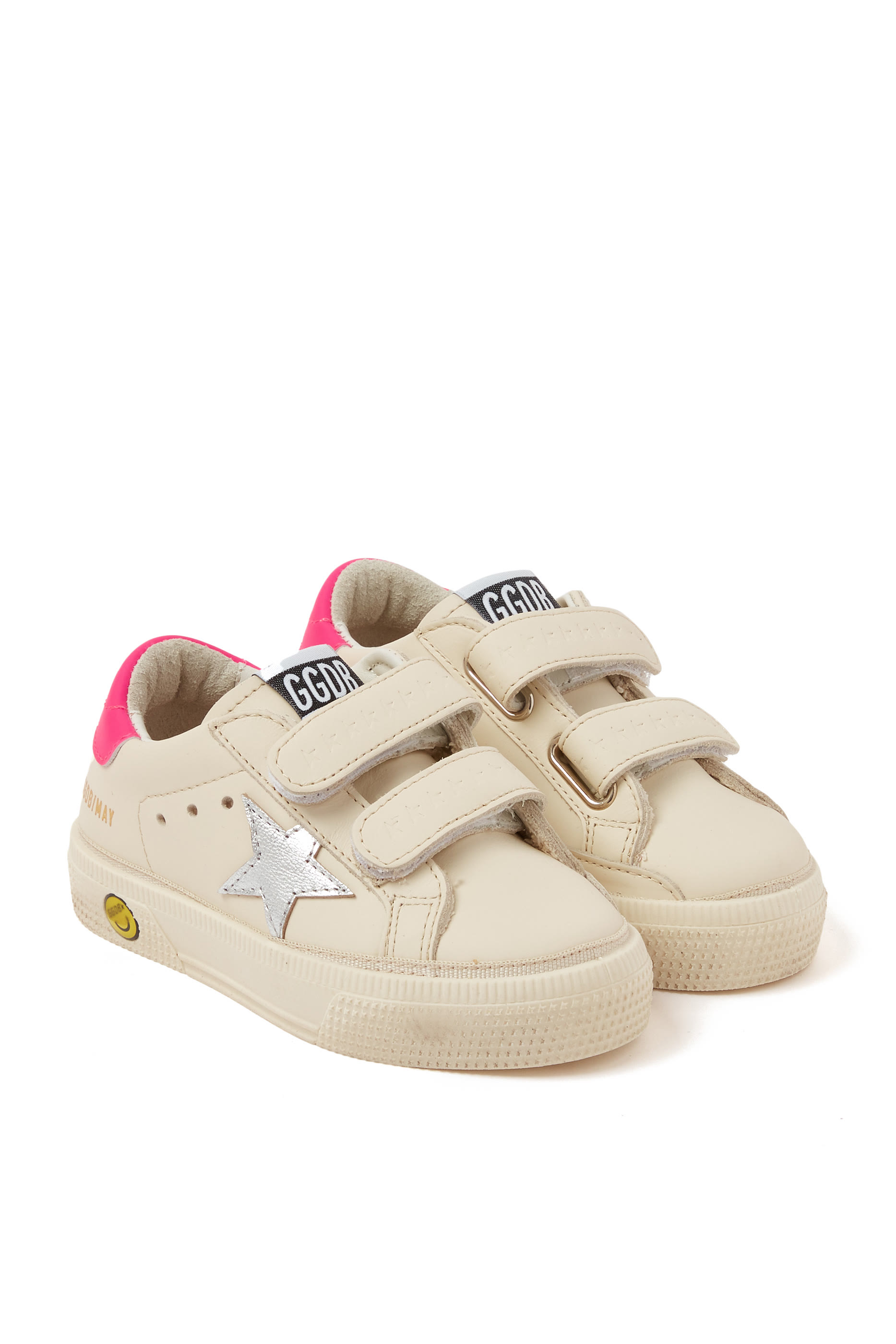 Kids Laminated Star Sneakers