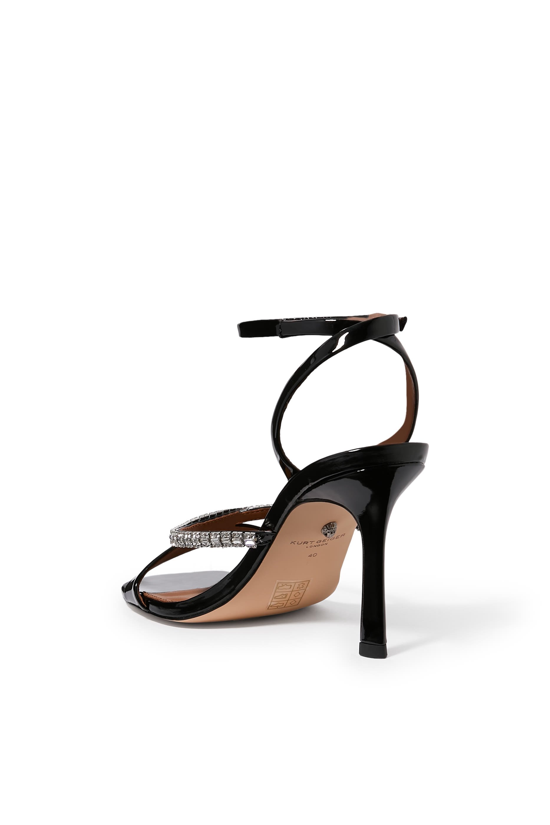 Crystal Strap 90 Sandals