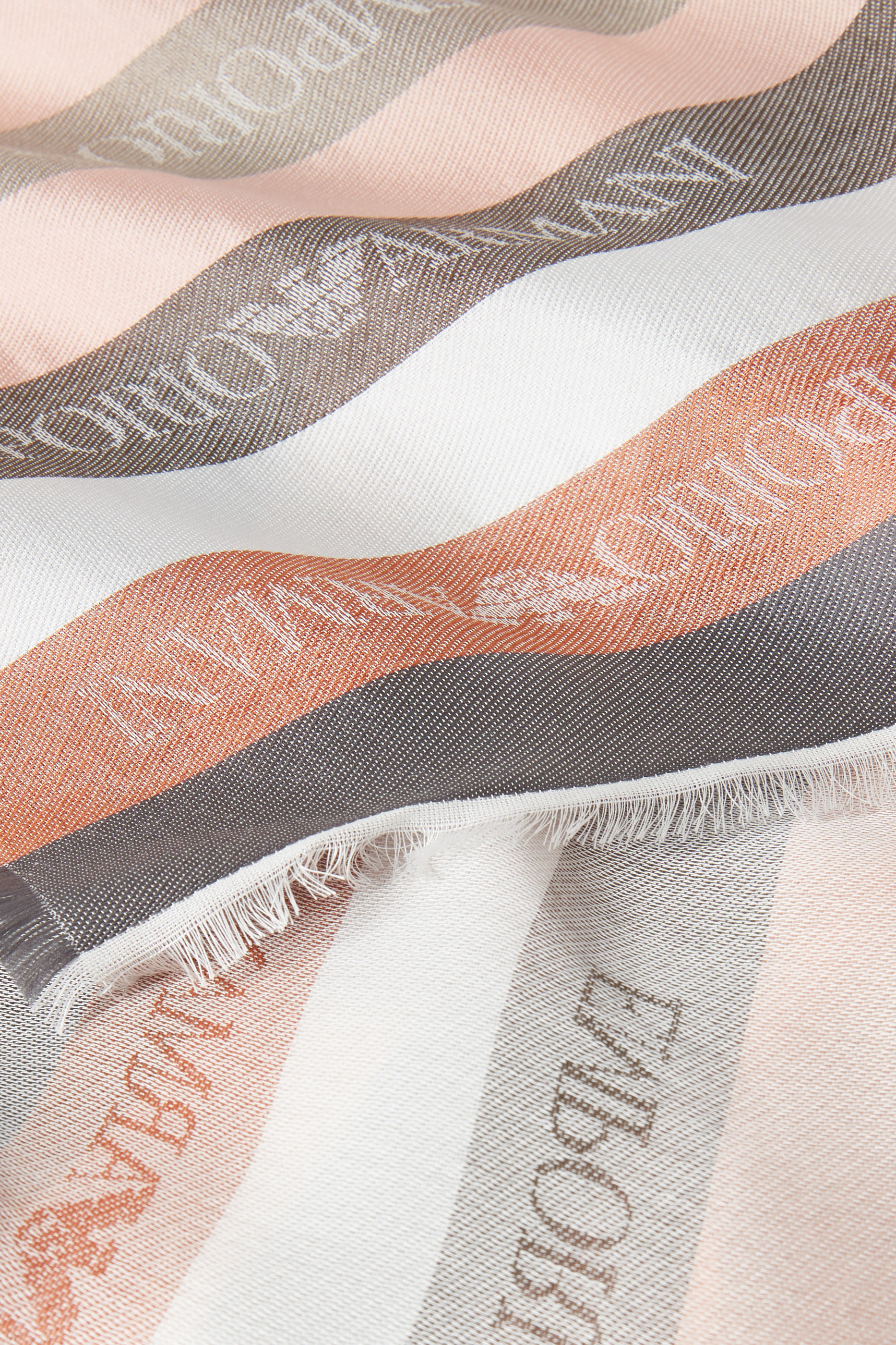EA Logo Stripe Jacquard Scarf