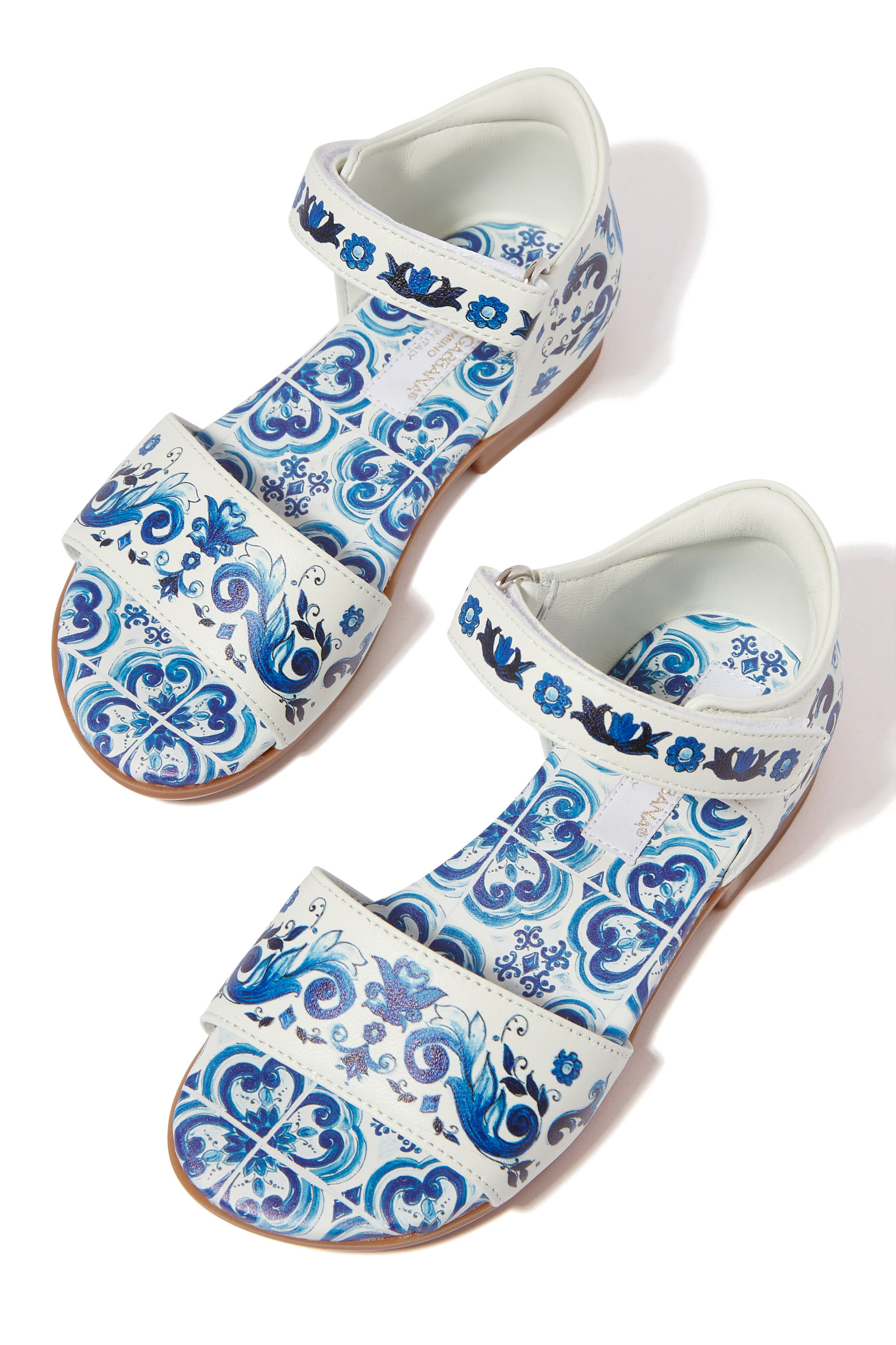 Kids Majolica Leather Sandals