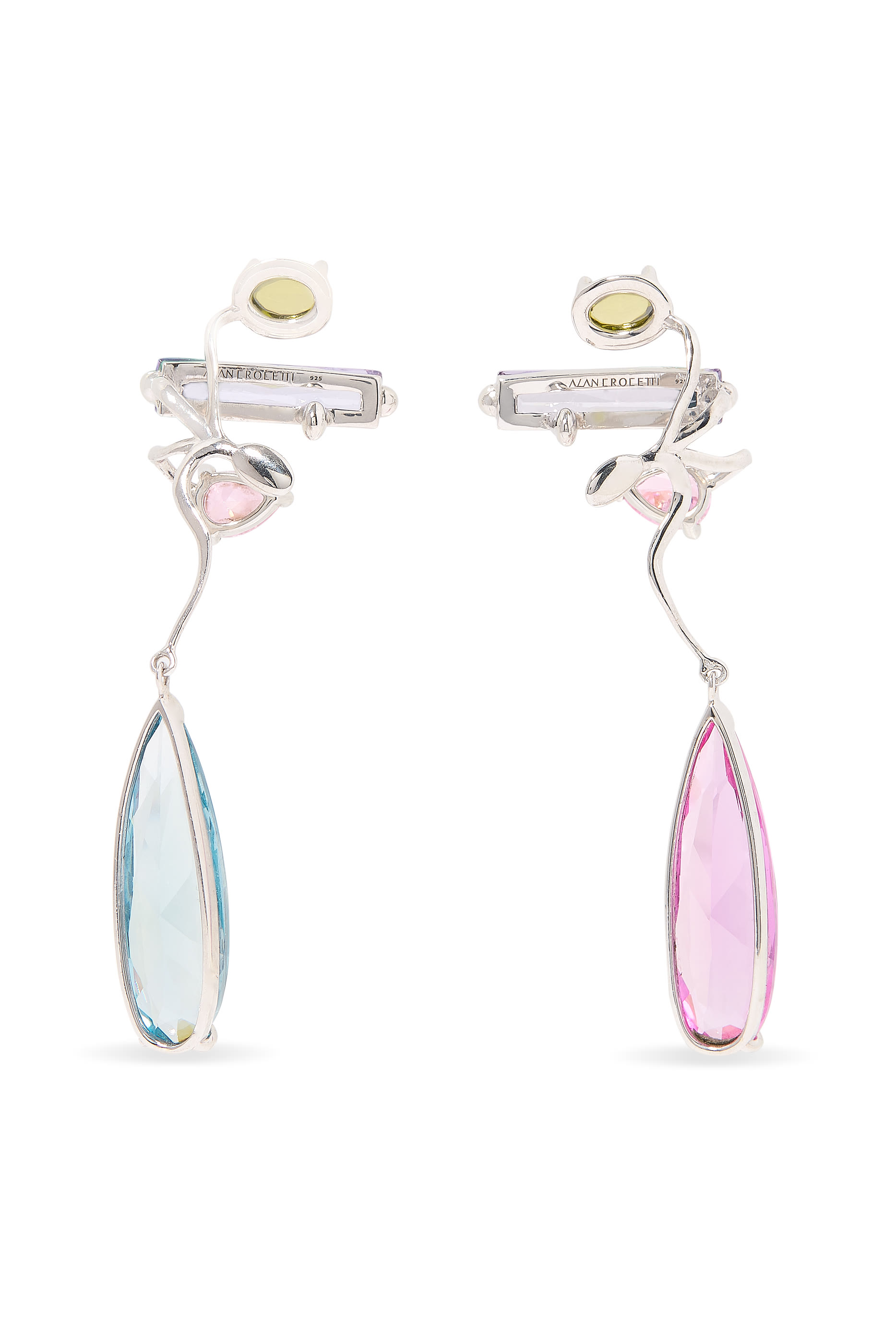 Rainbow Mixed Hybrid Mask Earrings