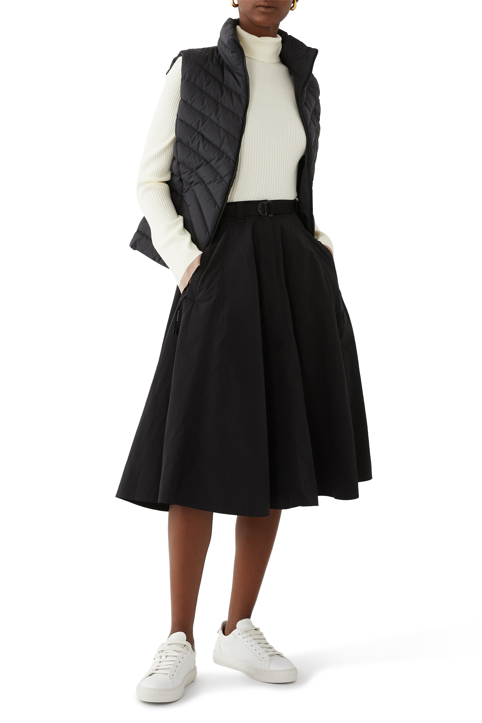 Granes Diagonal-Quilted Down Vest