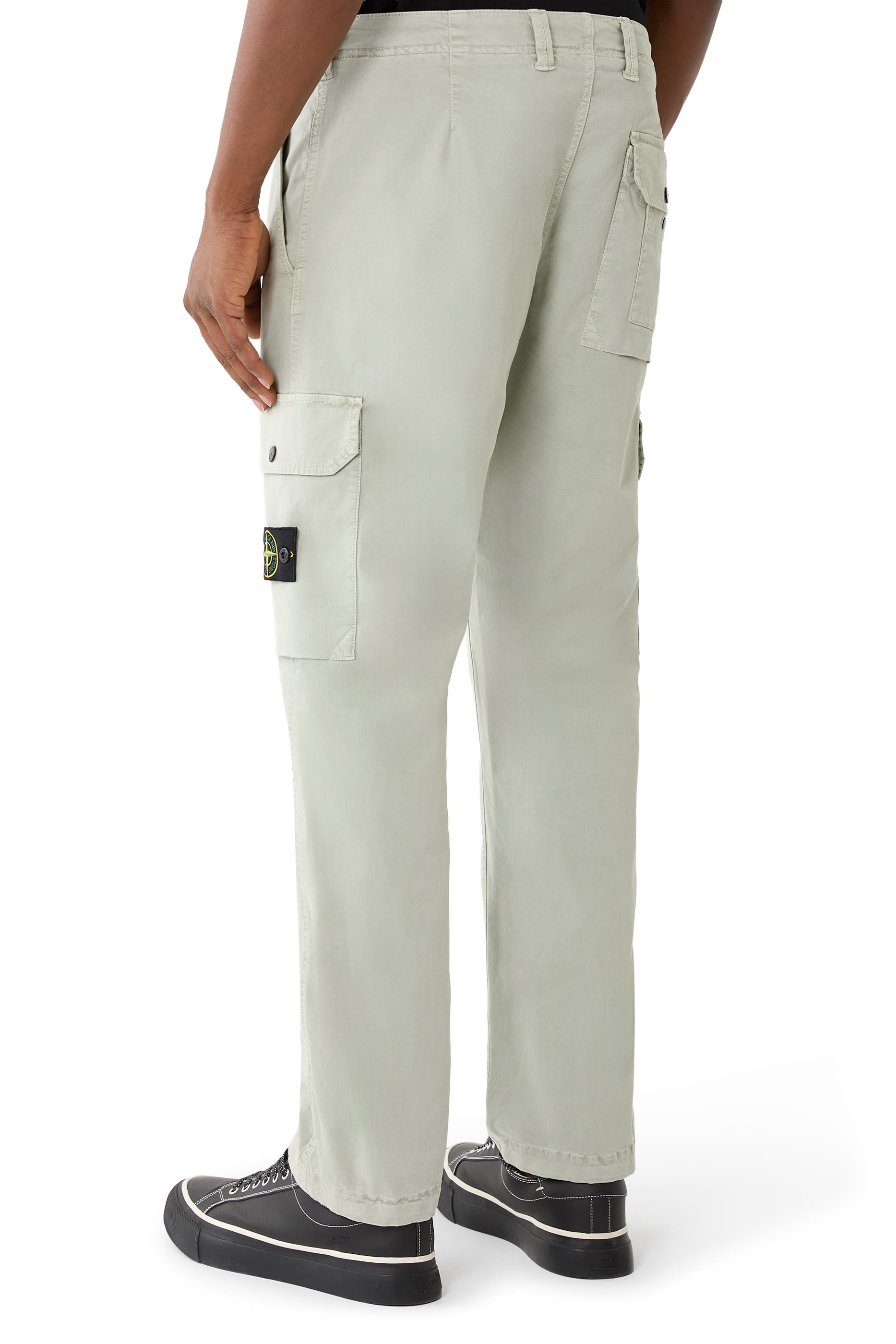  Organic Cotton Stretch Broken Twill Trousers 