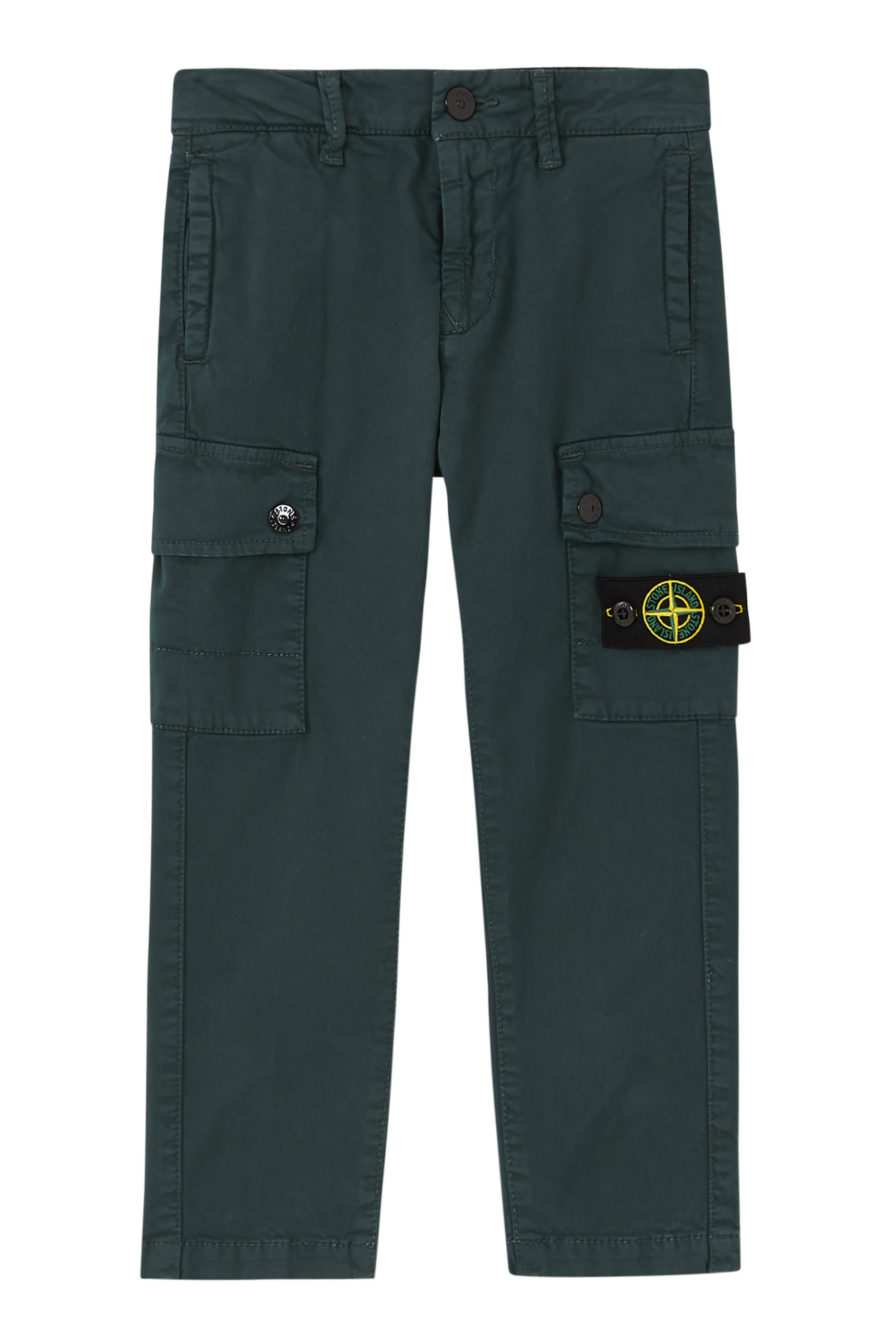 Kids Logo-Appliqu&eacute;d Cargo Trousers