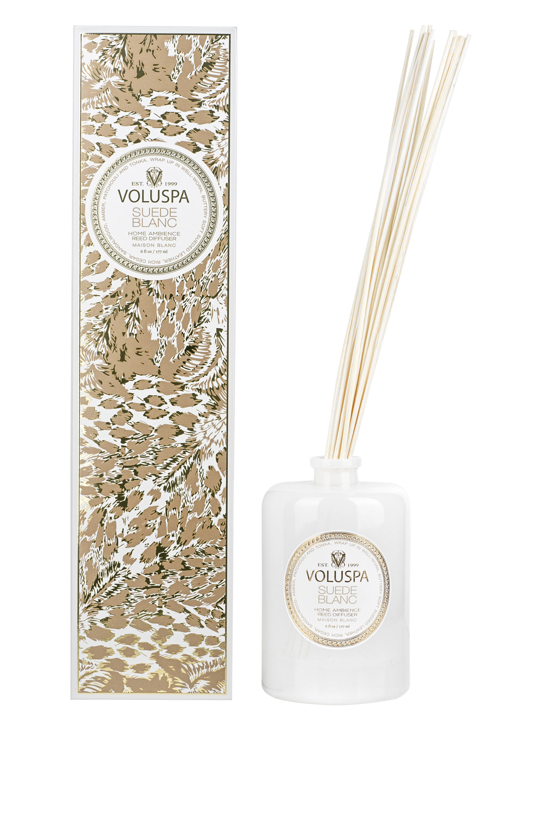 Suede Blanc Reed Diffuser