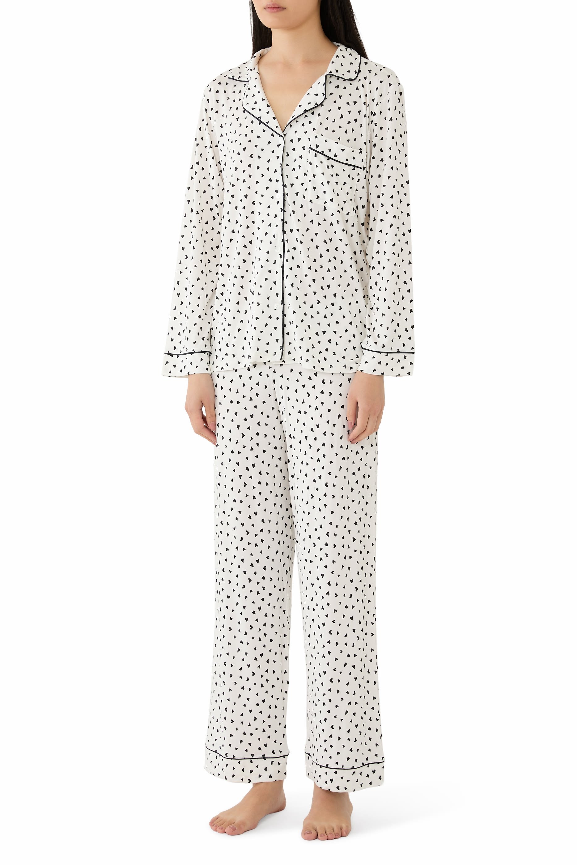 Gisele Printed TENCEL&trade; Modal Long Pajama Set