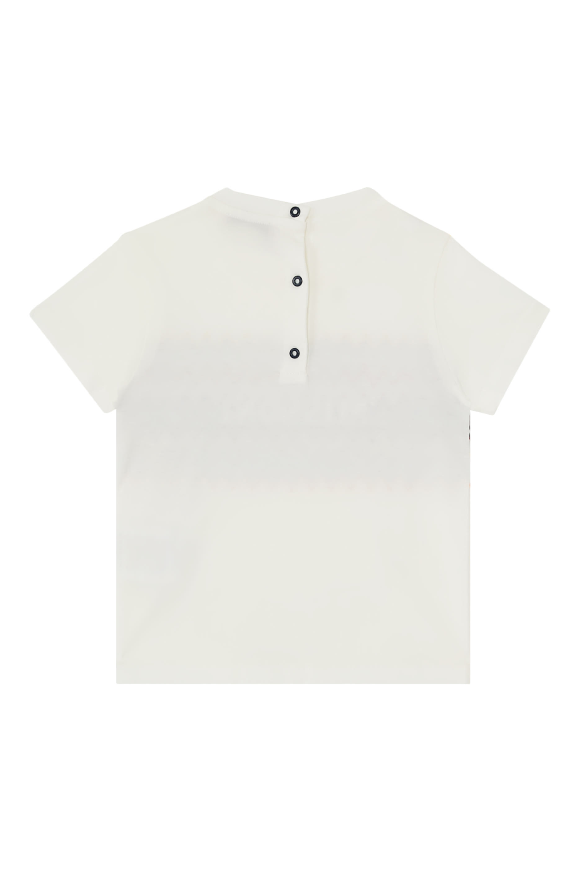 Kids Zigzag & Logo Print T-Shirt