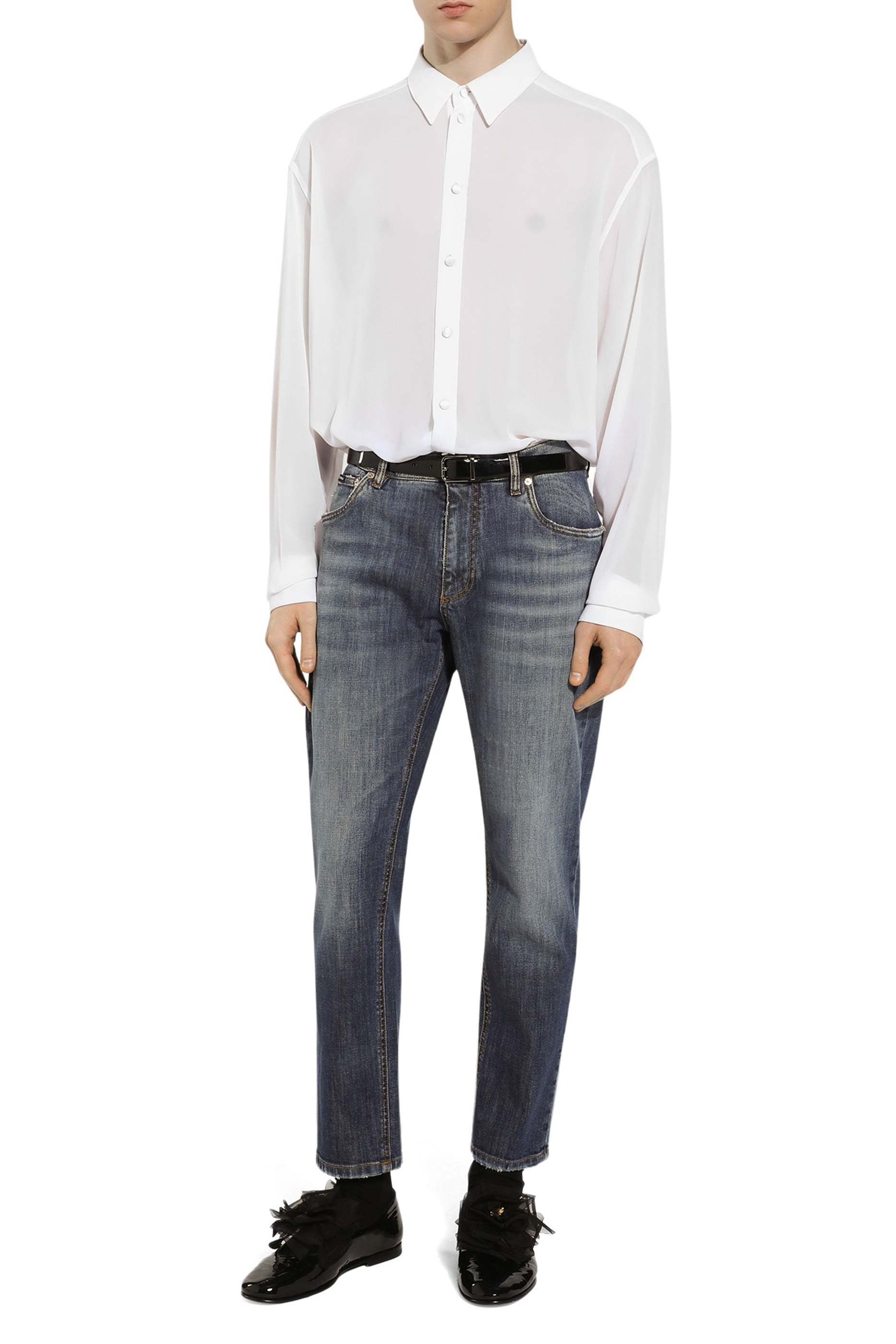 Loose Stretch Denim Jeans