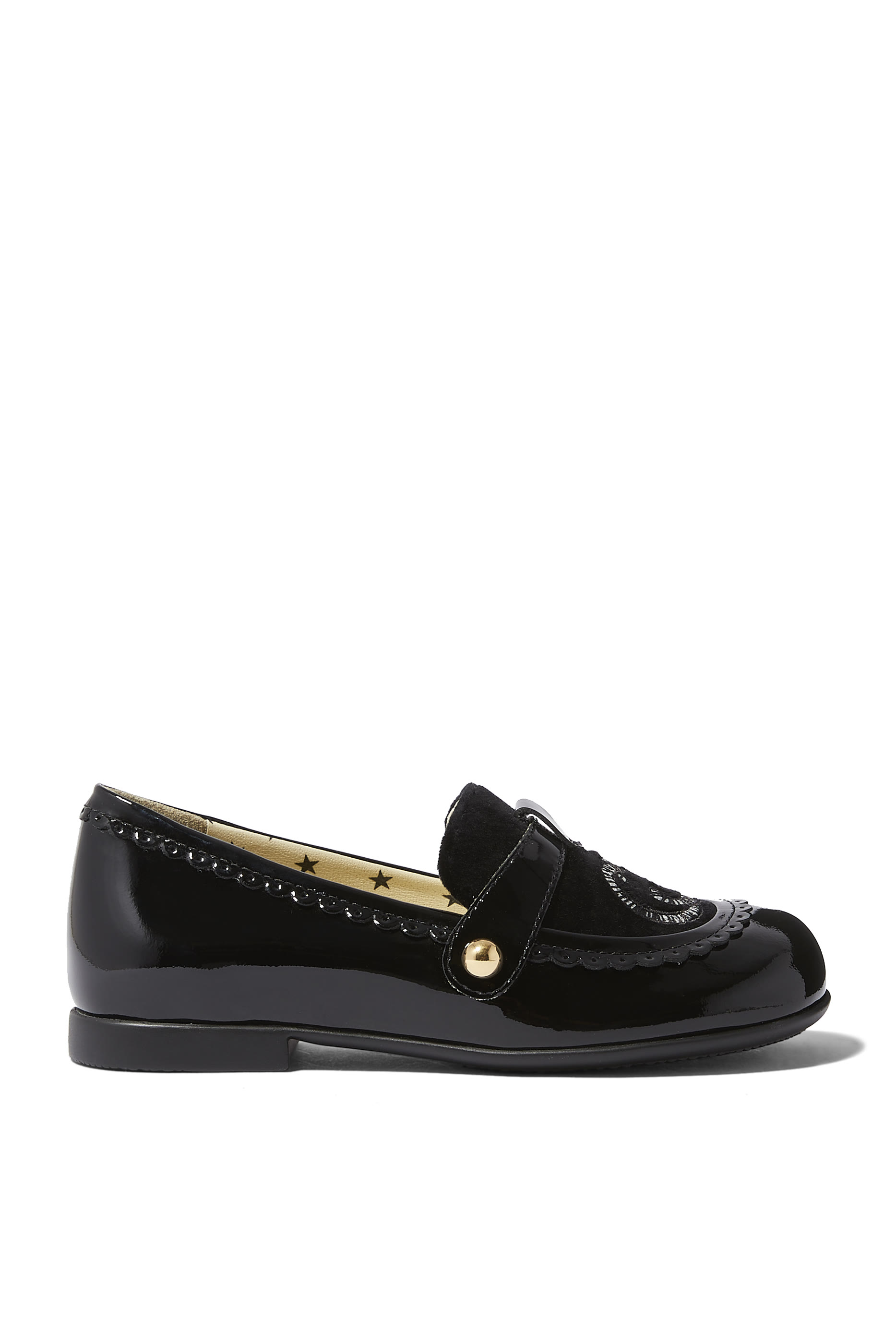 Kids Interlocking G Ballet Flats