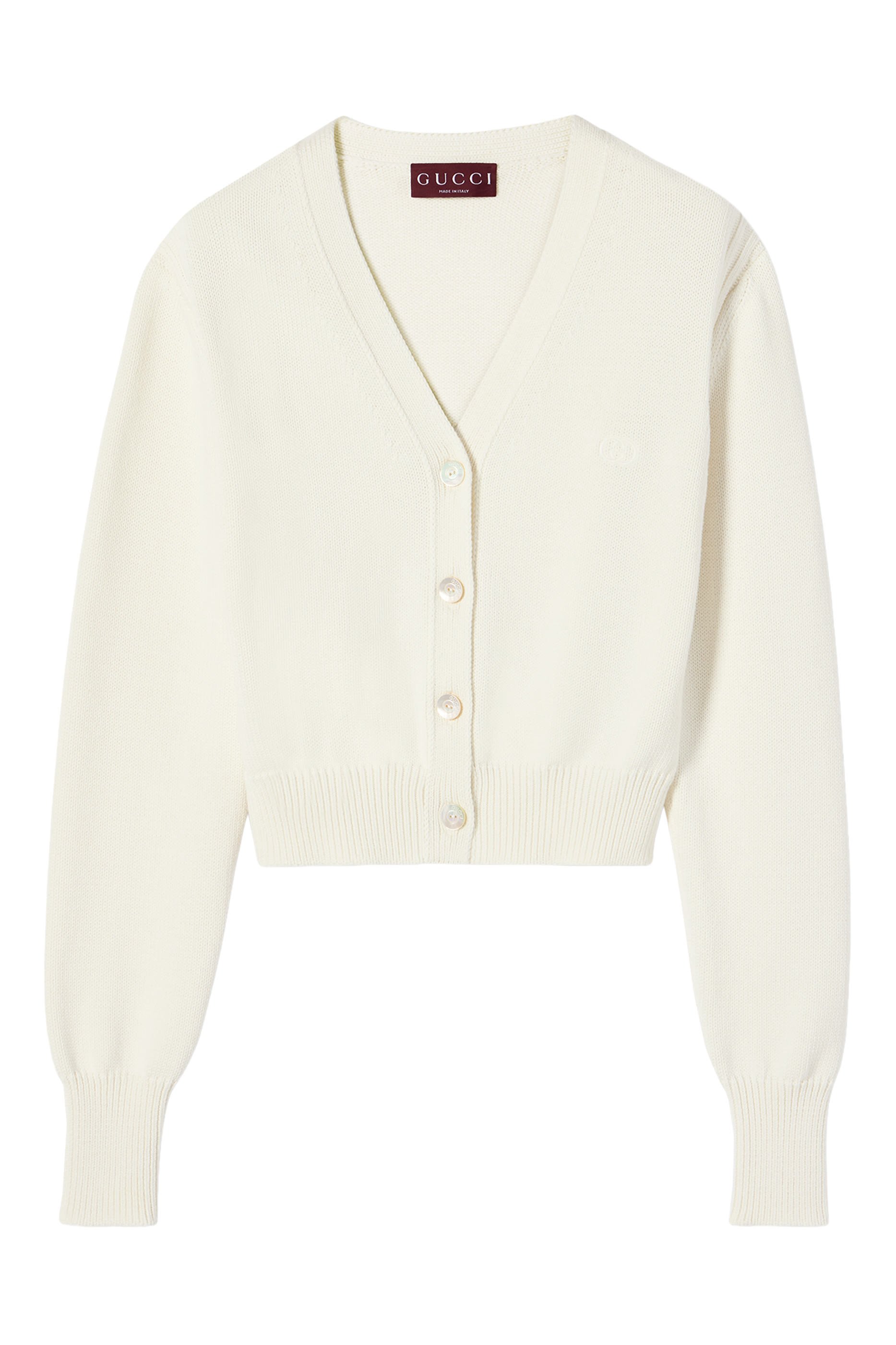 Embroidered Cotton Cardigan