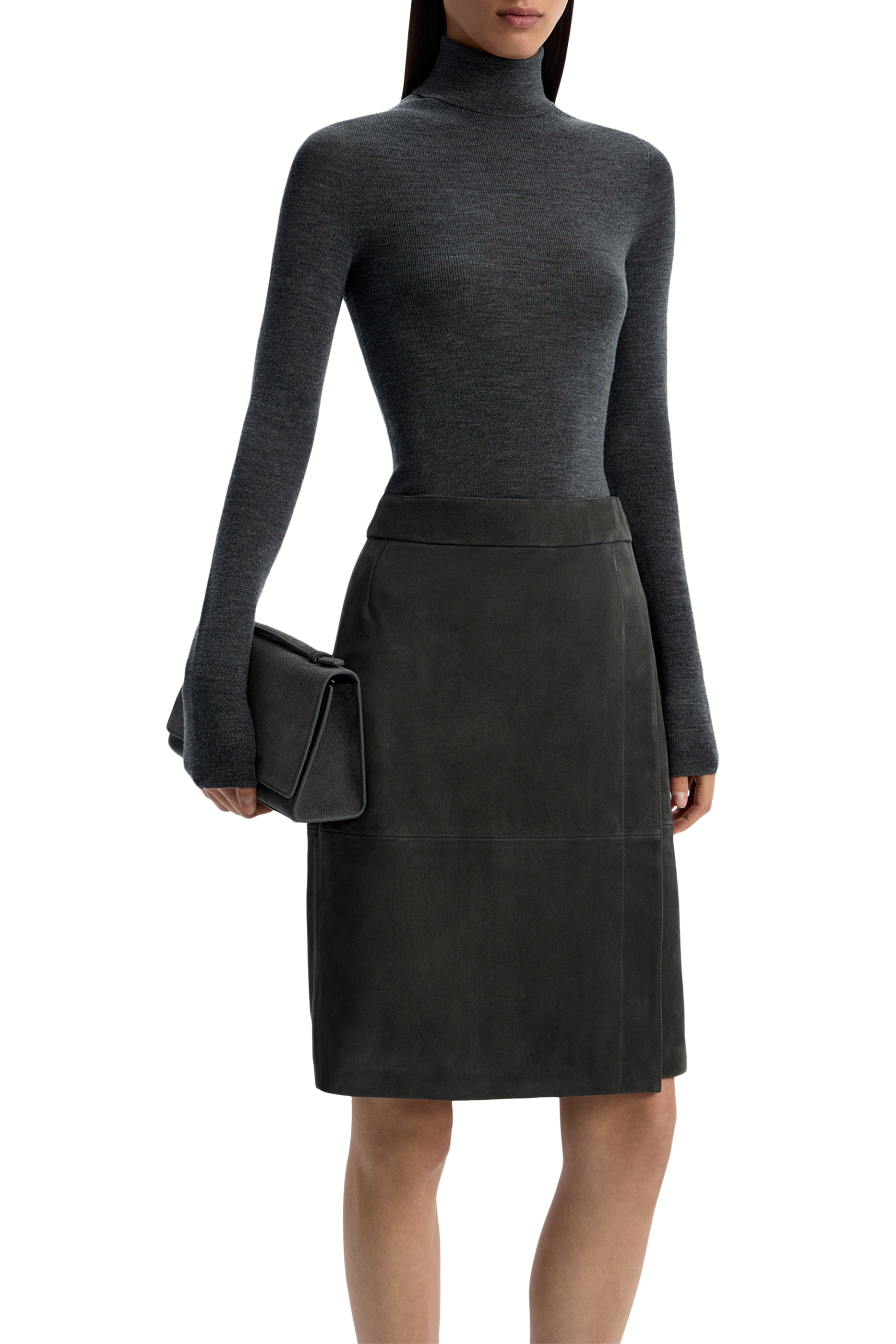 Ribbed Merino Turtleneck