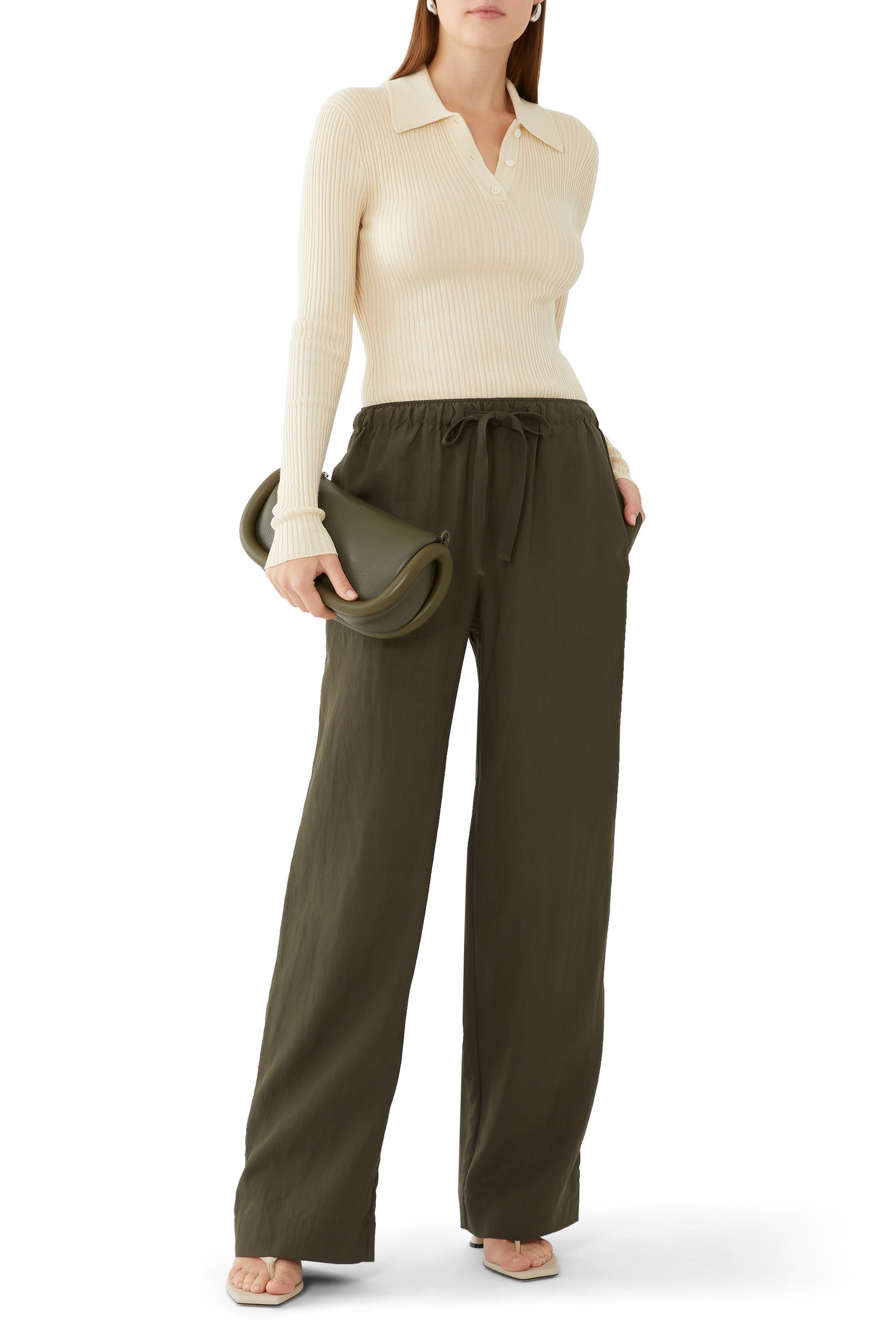 Slim Ribbed Polo Shirt