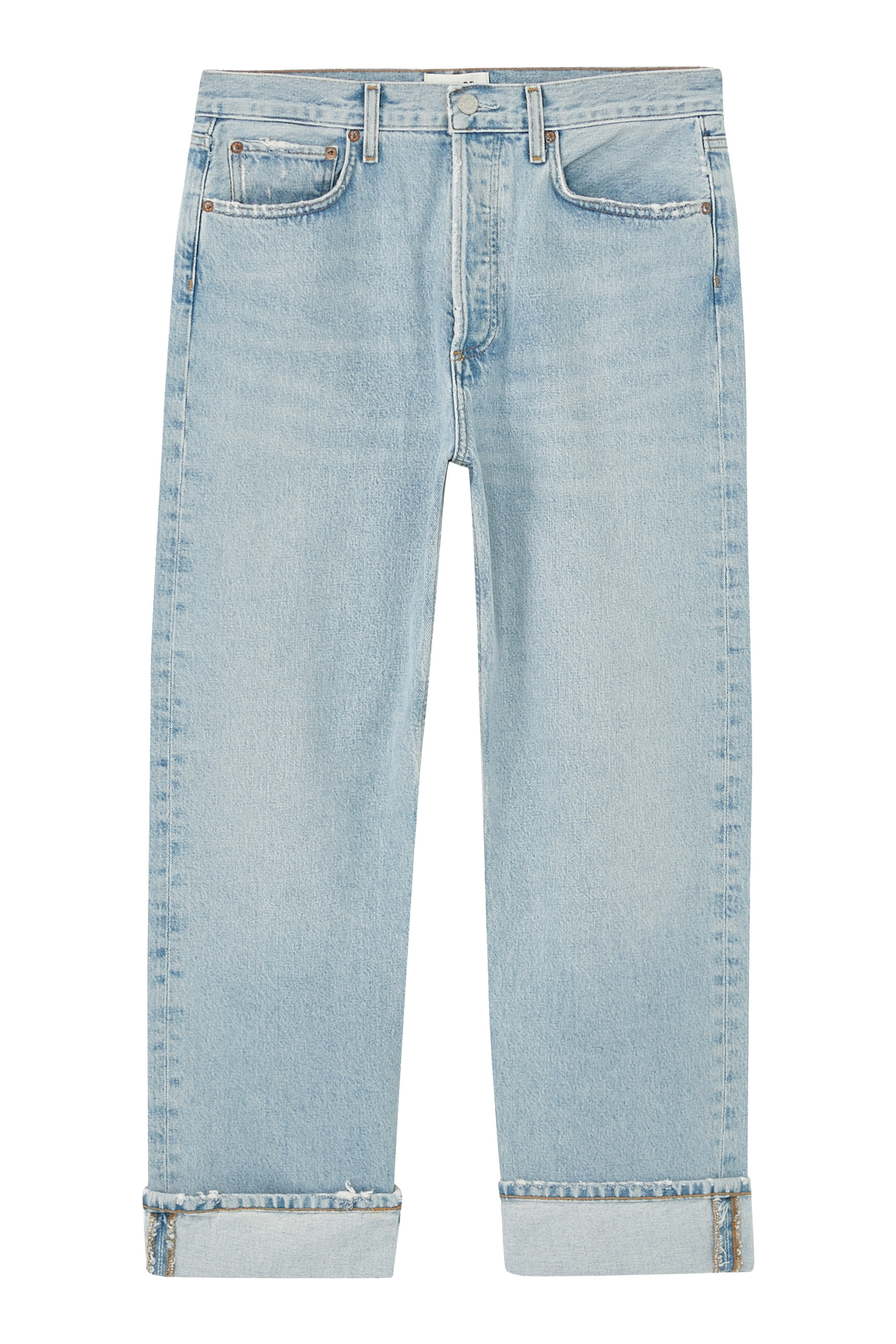 Fran Low Slung Straight Jeans