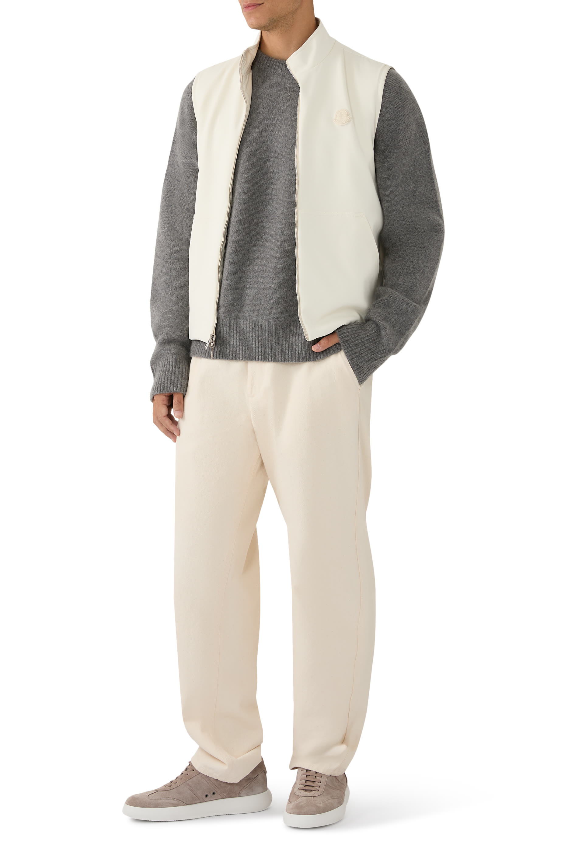 Reversible Padded Cotton Vest