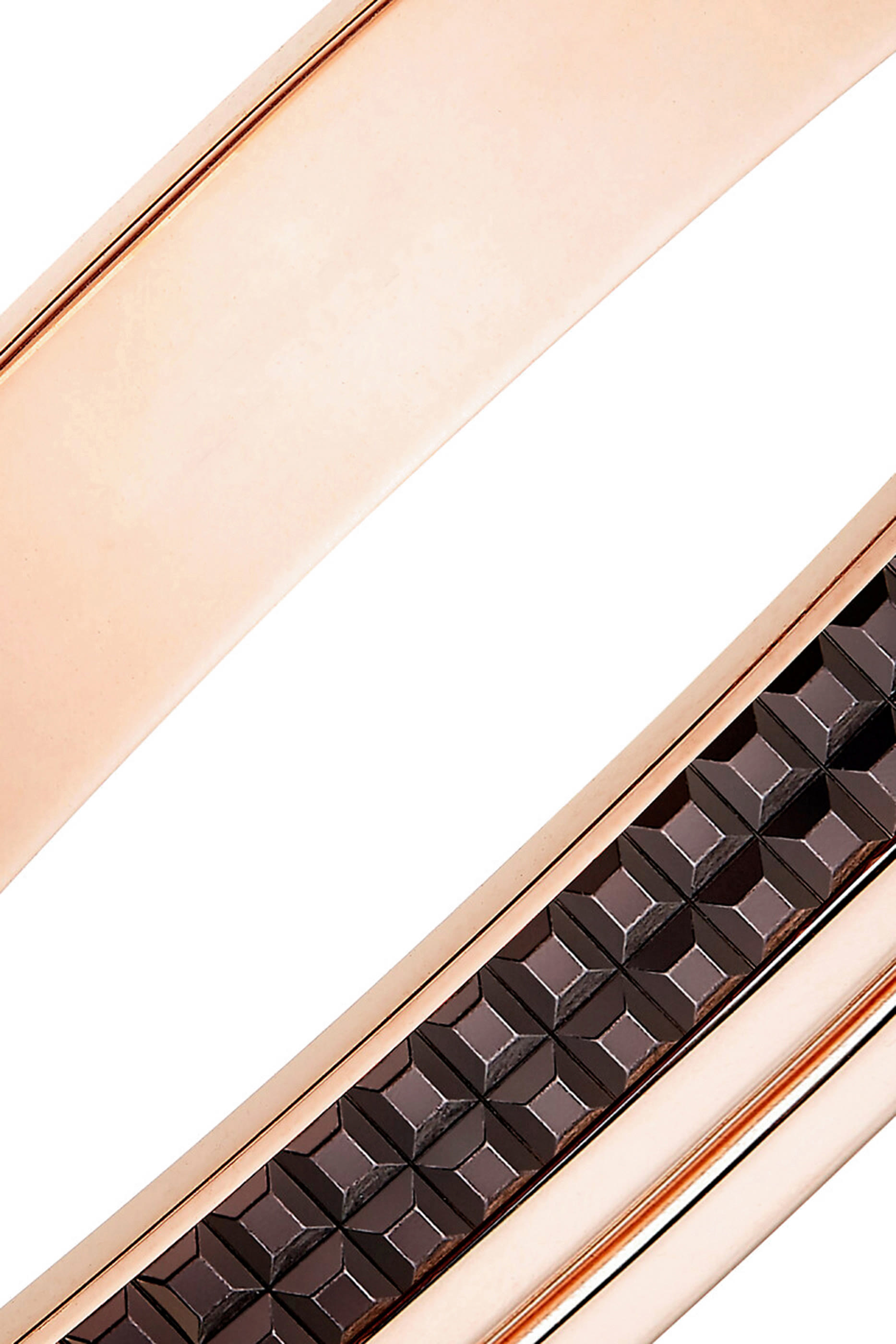 Quatre White Edition Ring, 18k Mix Gold & PVD