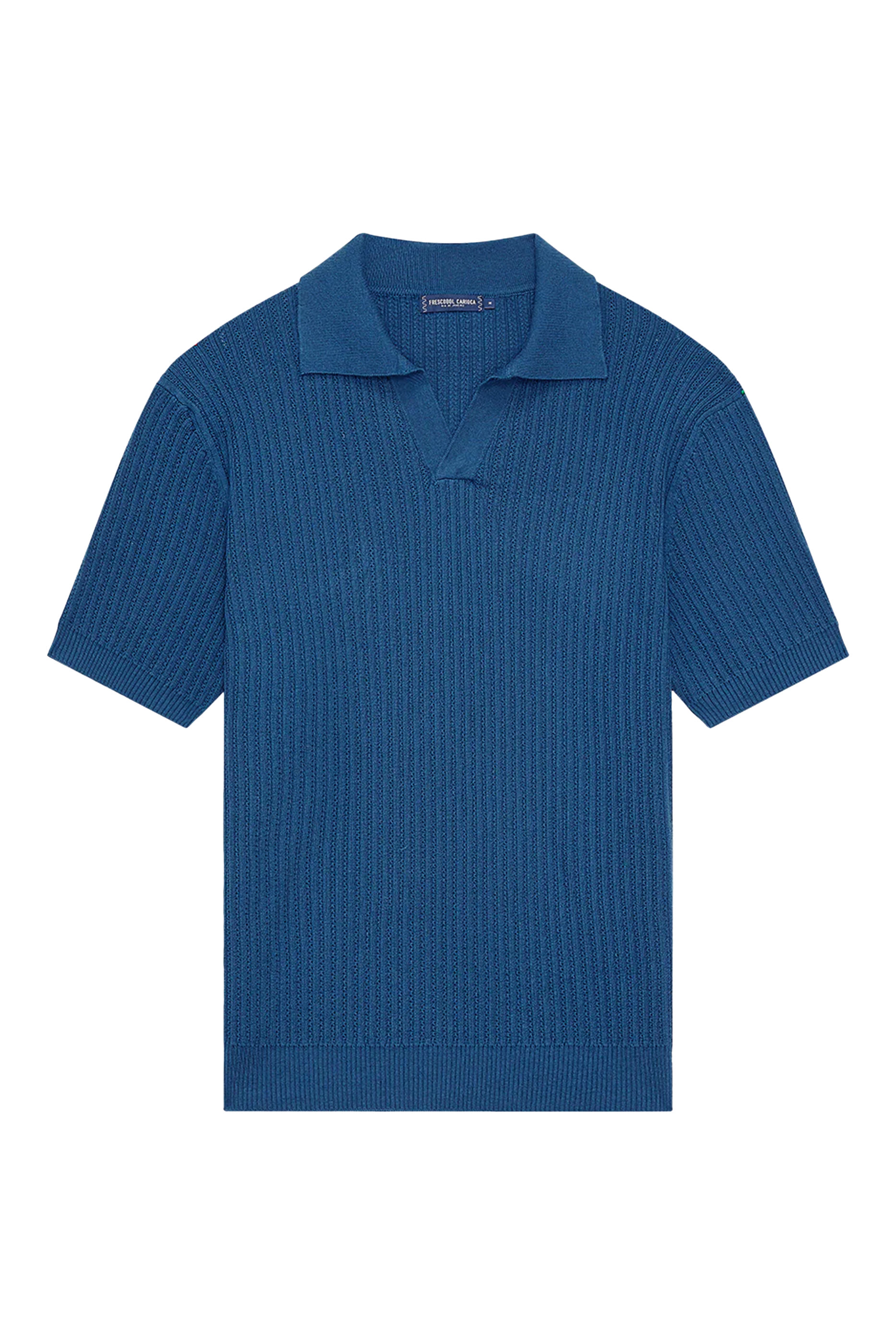 Rino Chain Stitch Knitted Polo