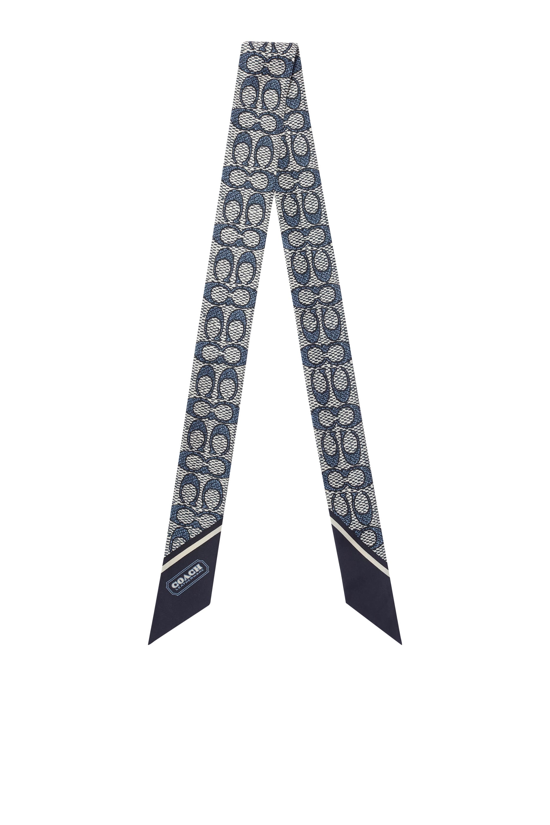 Vintage Signature Print Silk Scarf 