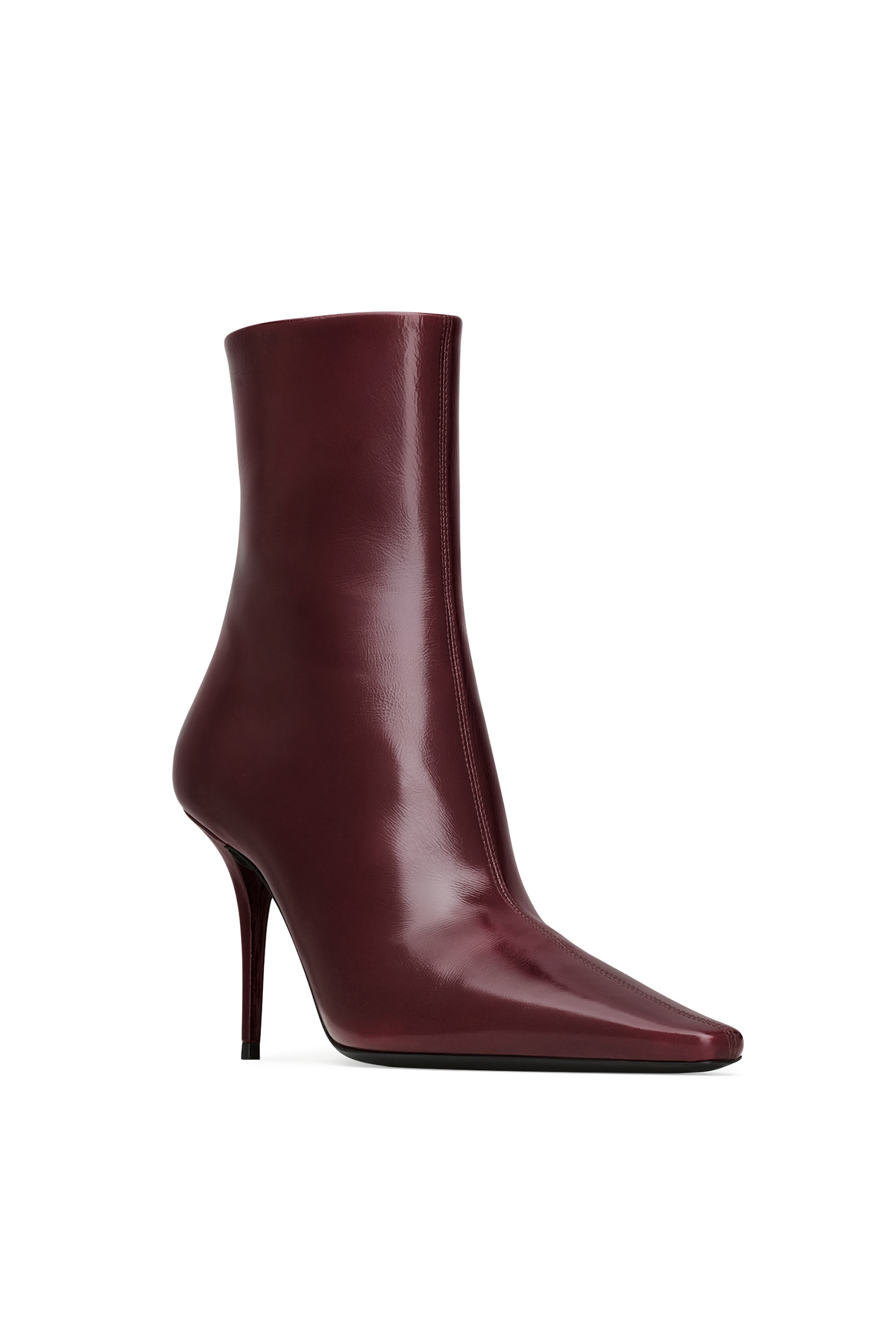  Ashley 90 Booties in Smooth Leather 