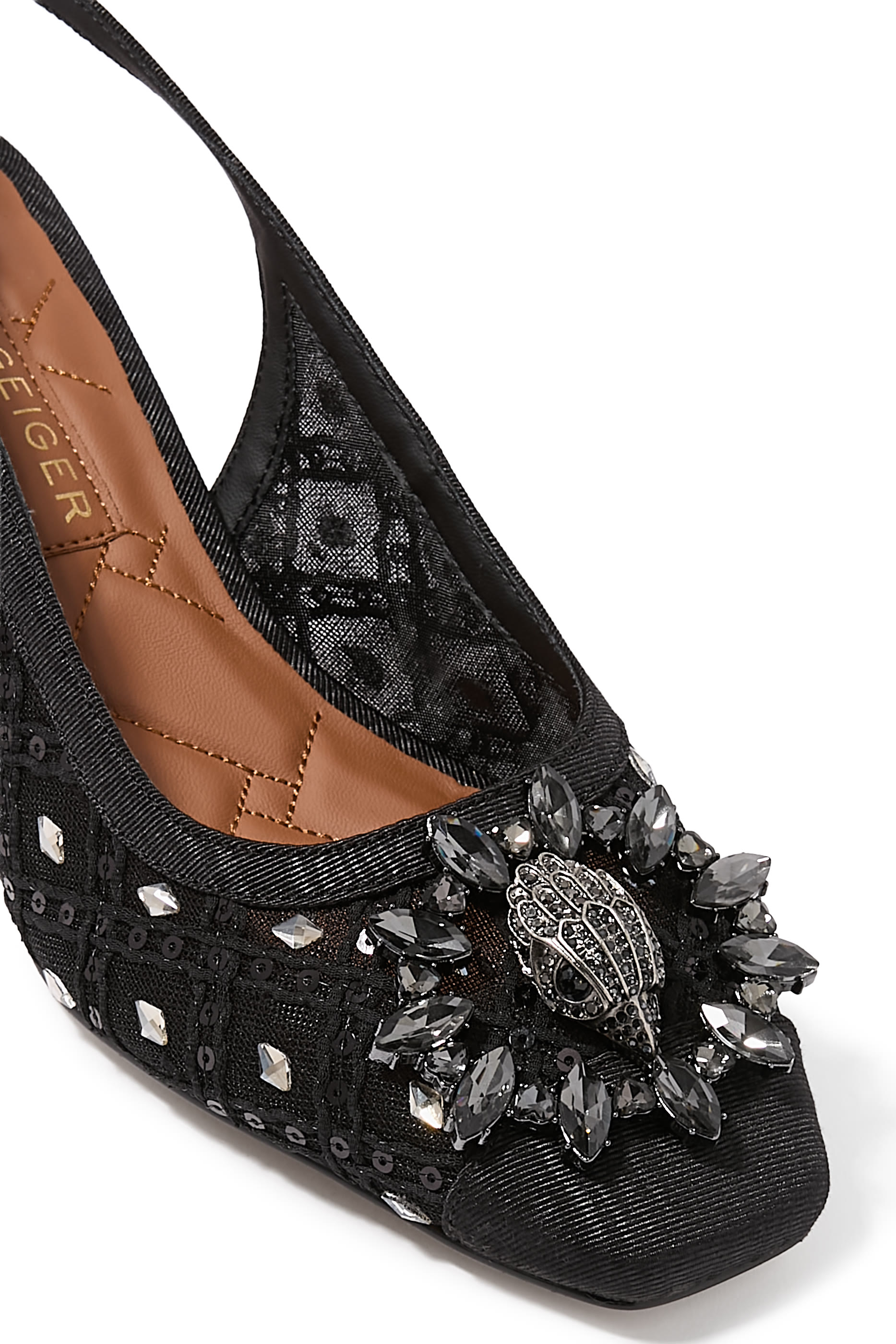 Chelsea 60 Block Slingback Mules