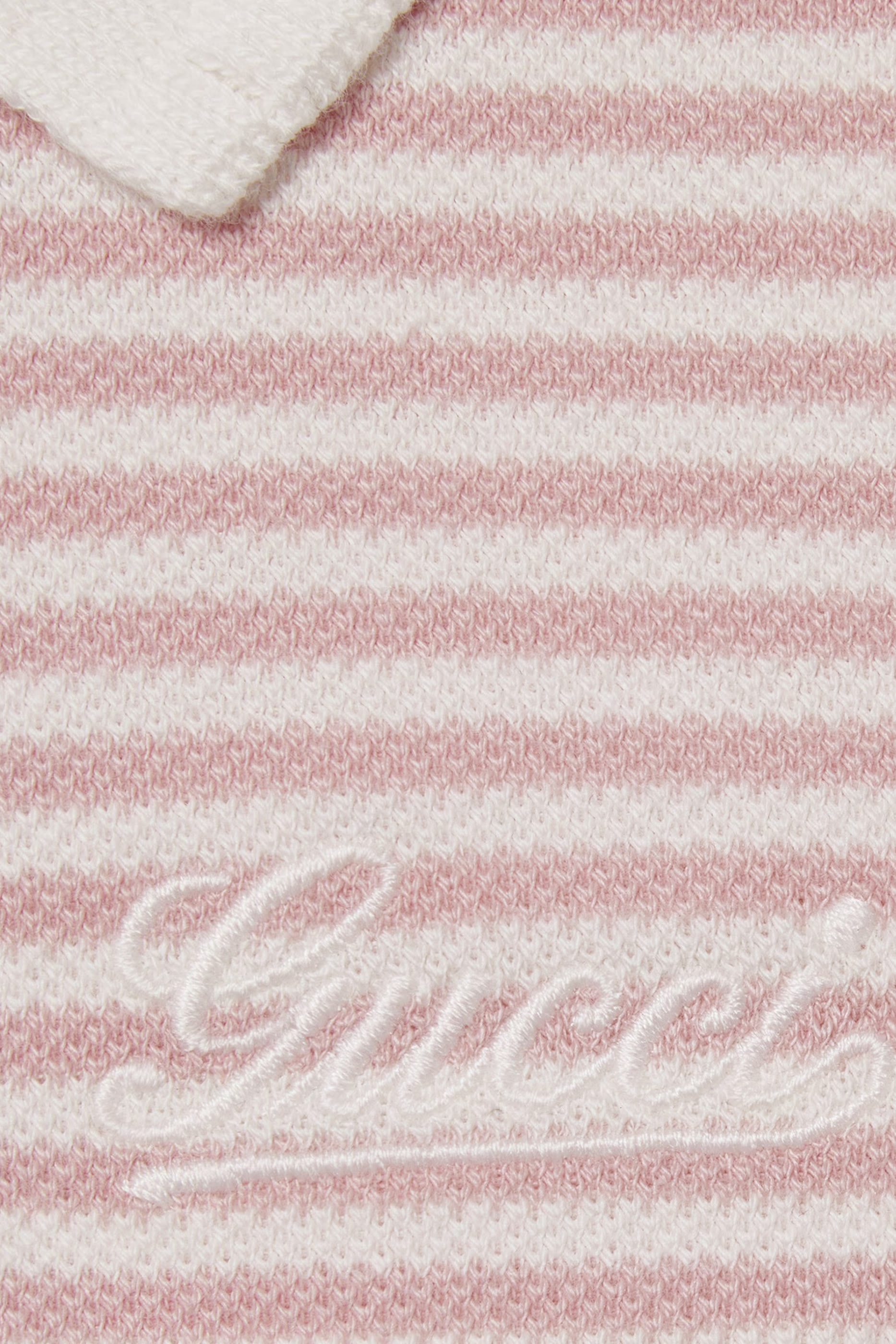 Kids Logo Embroidered Cotton Bodysuit