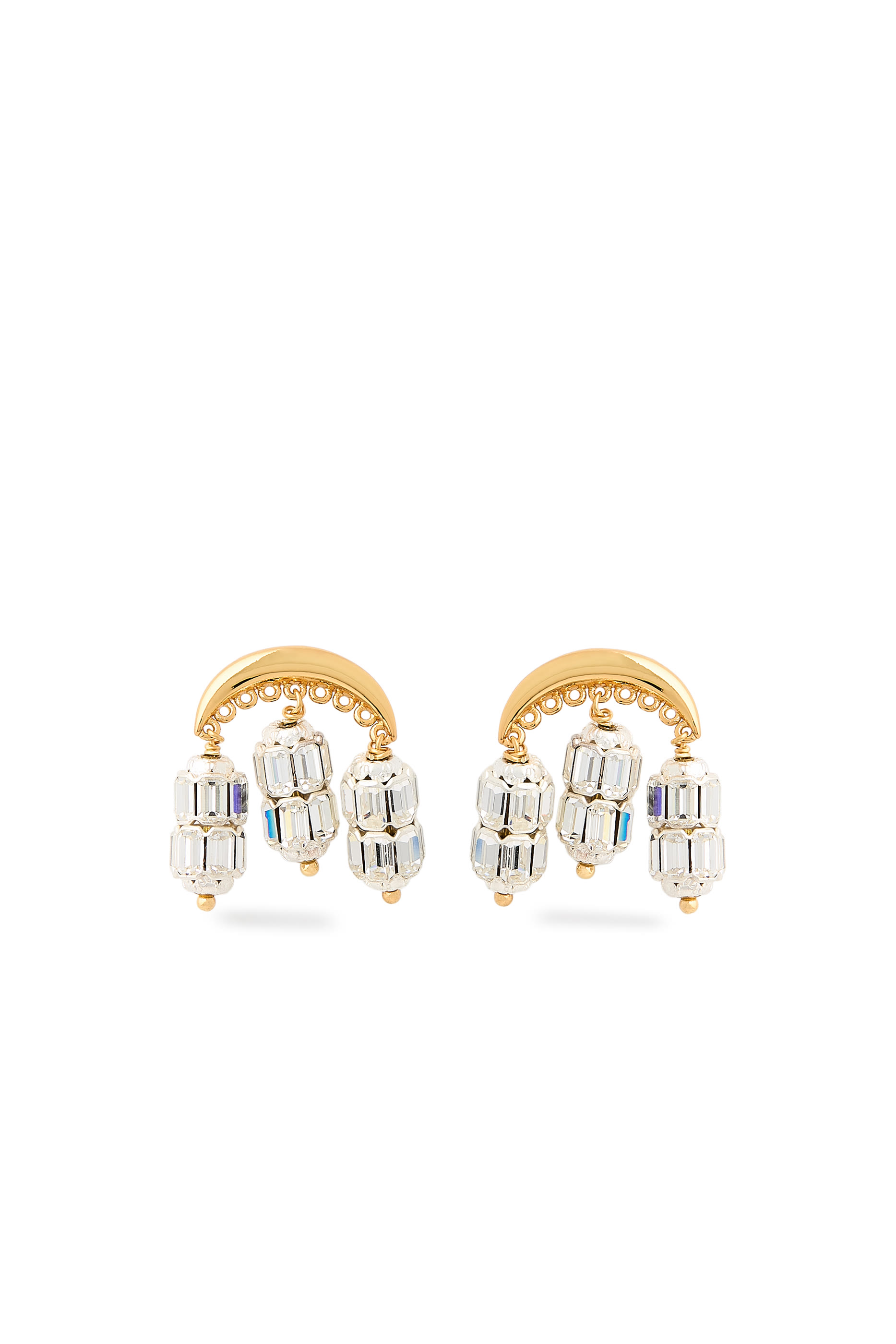  Strass Earrings, 24K Gold Plated Earrings 