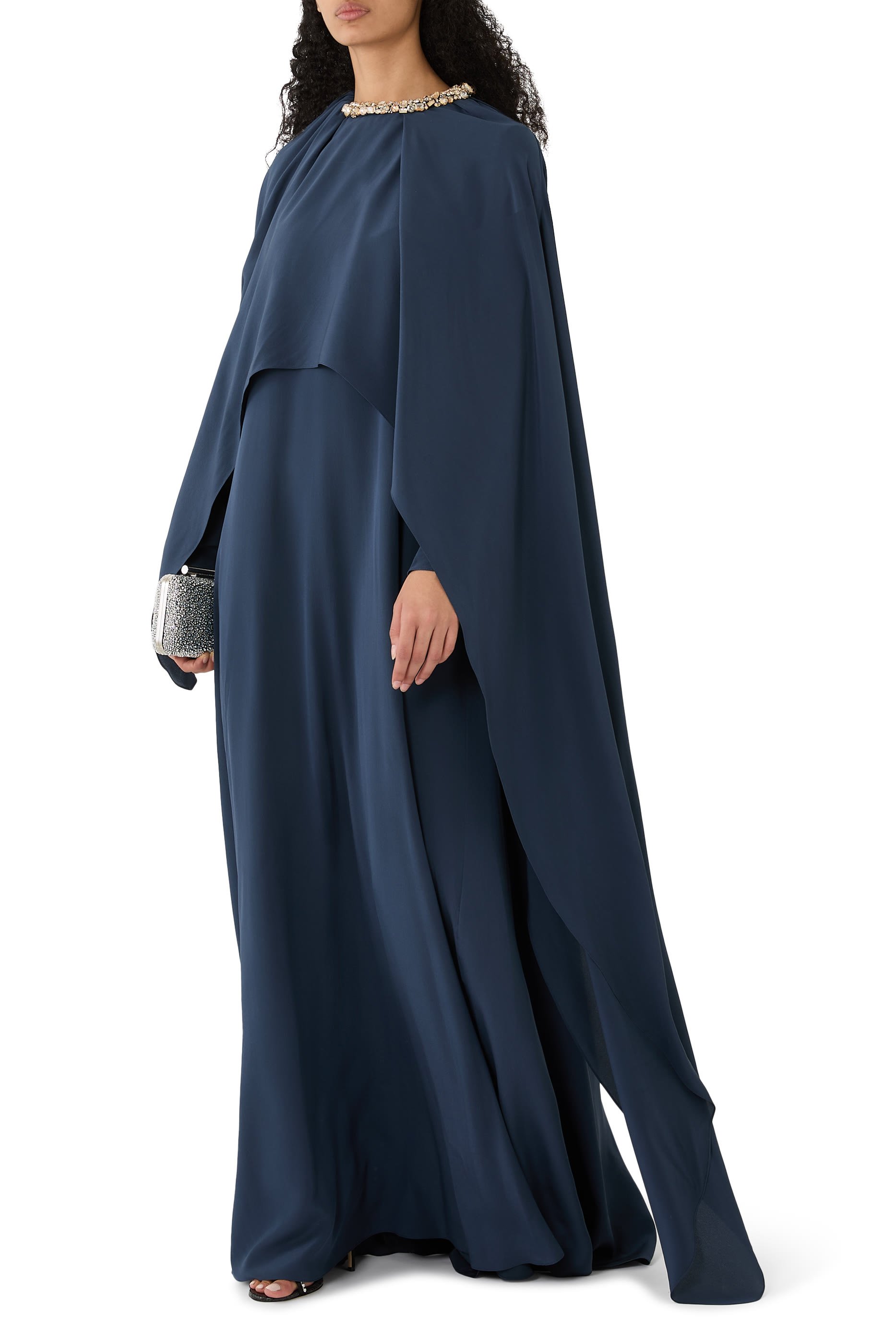 Cape Maxi Dress