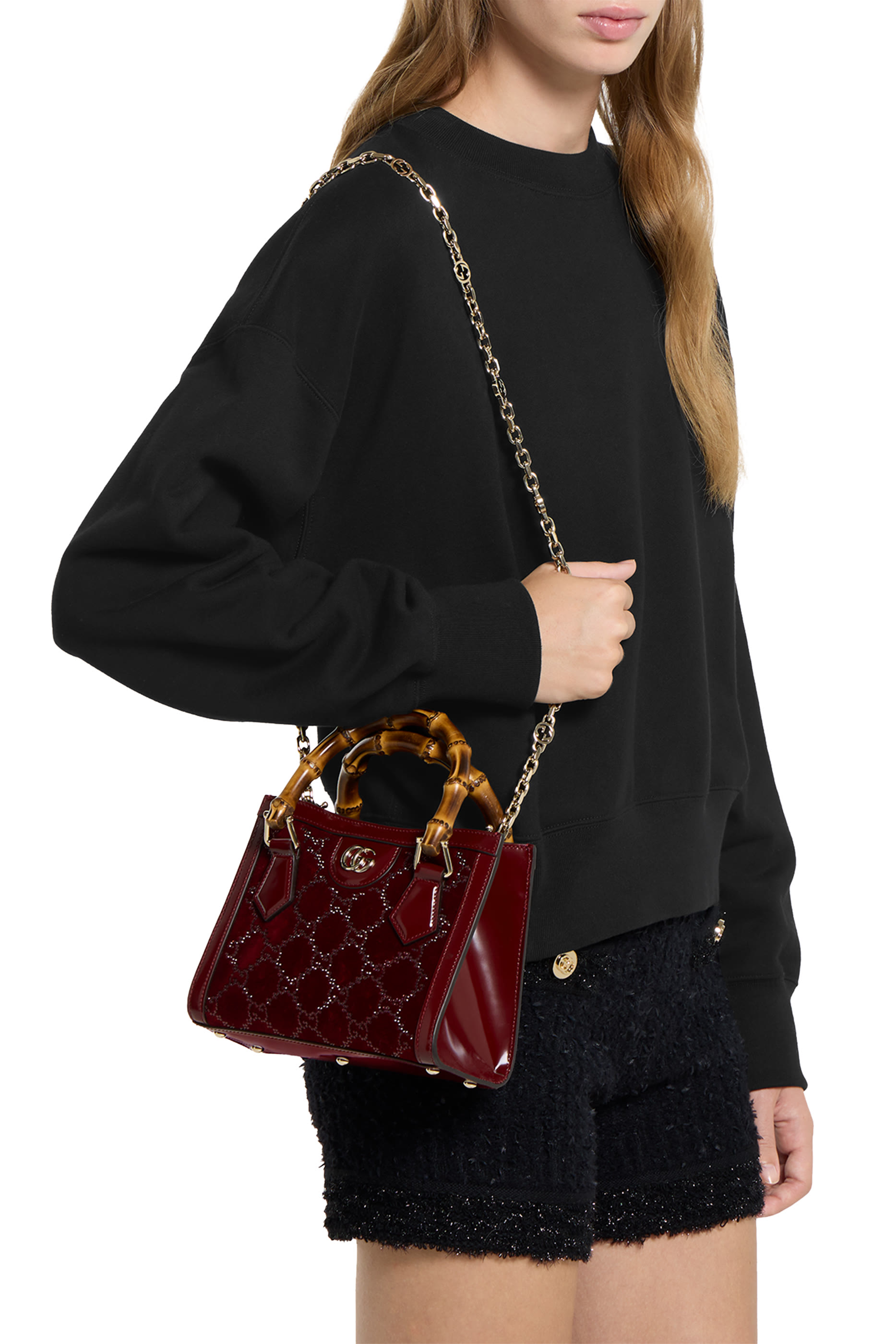 Diana Crystals Small Tote Bag