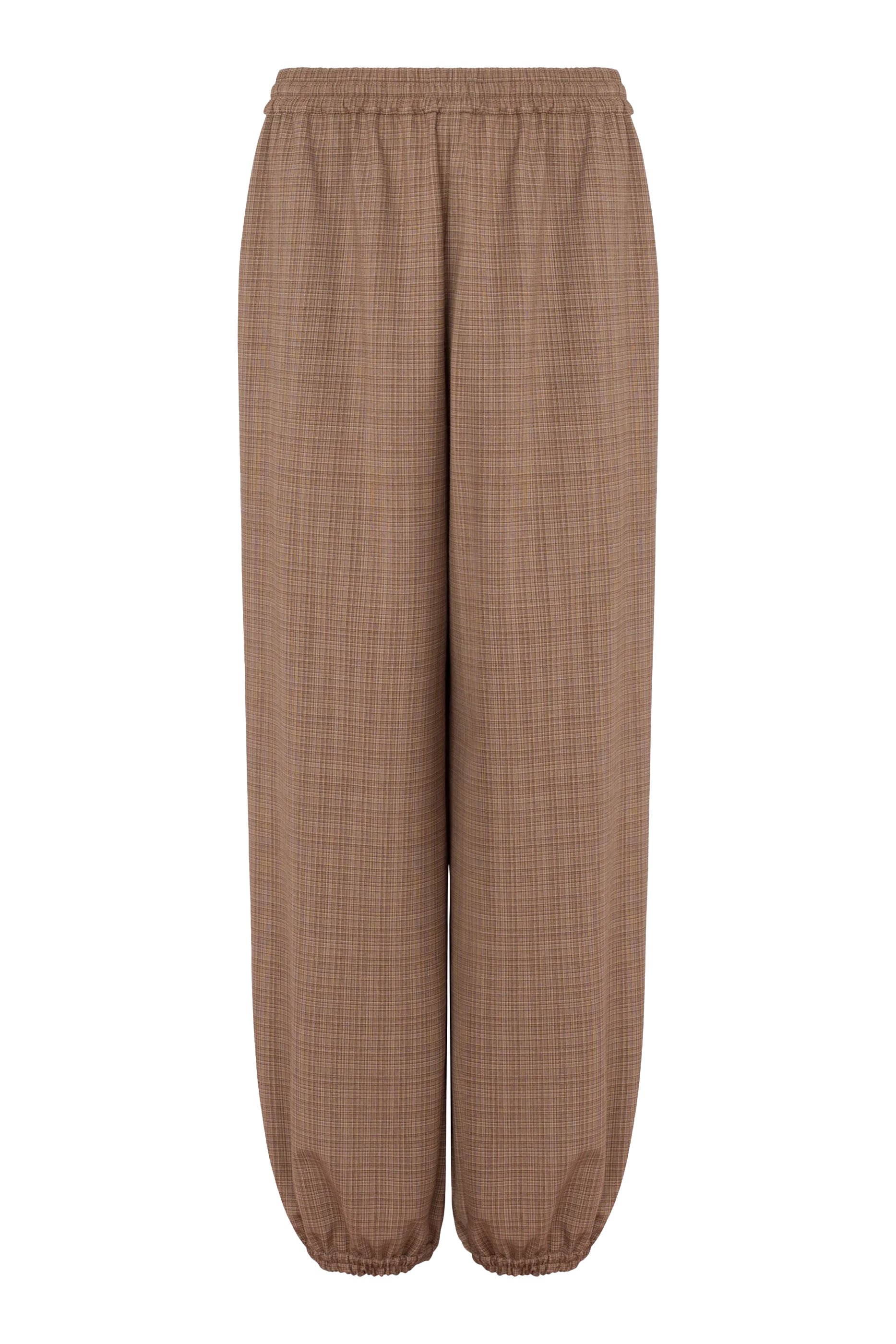 Stretch Wool-Blend Cloth Pants