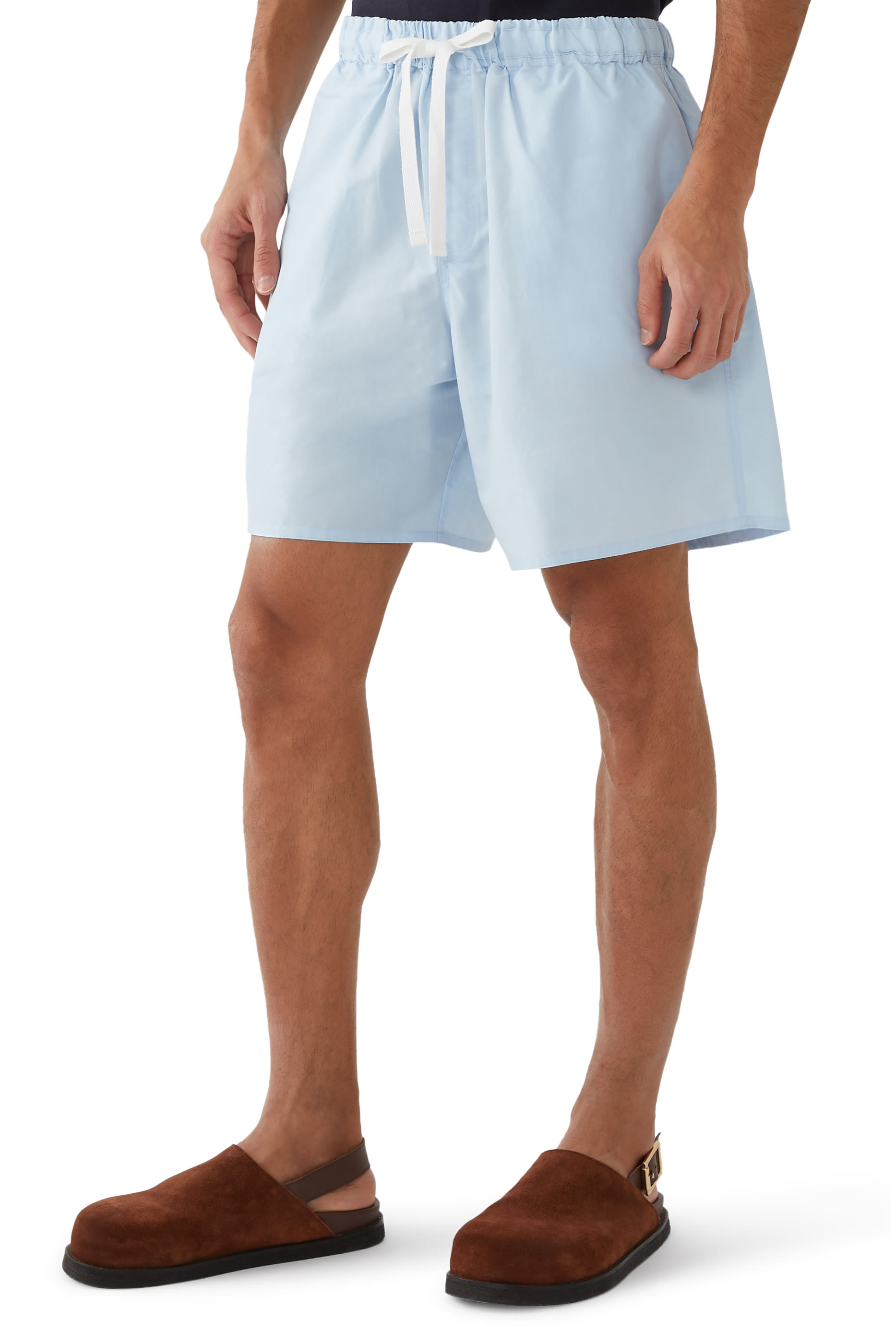 Printed Drawstring Shorts