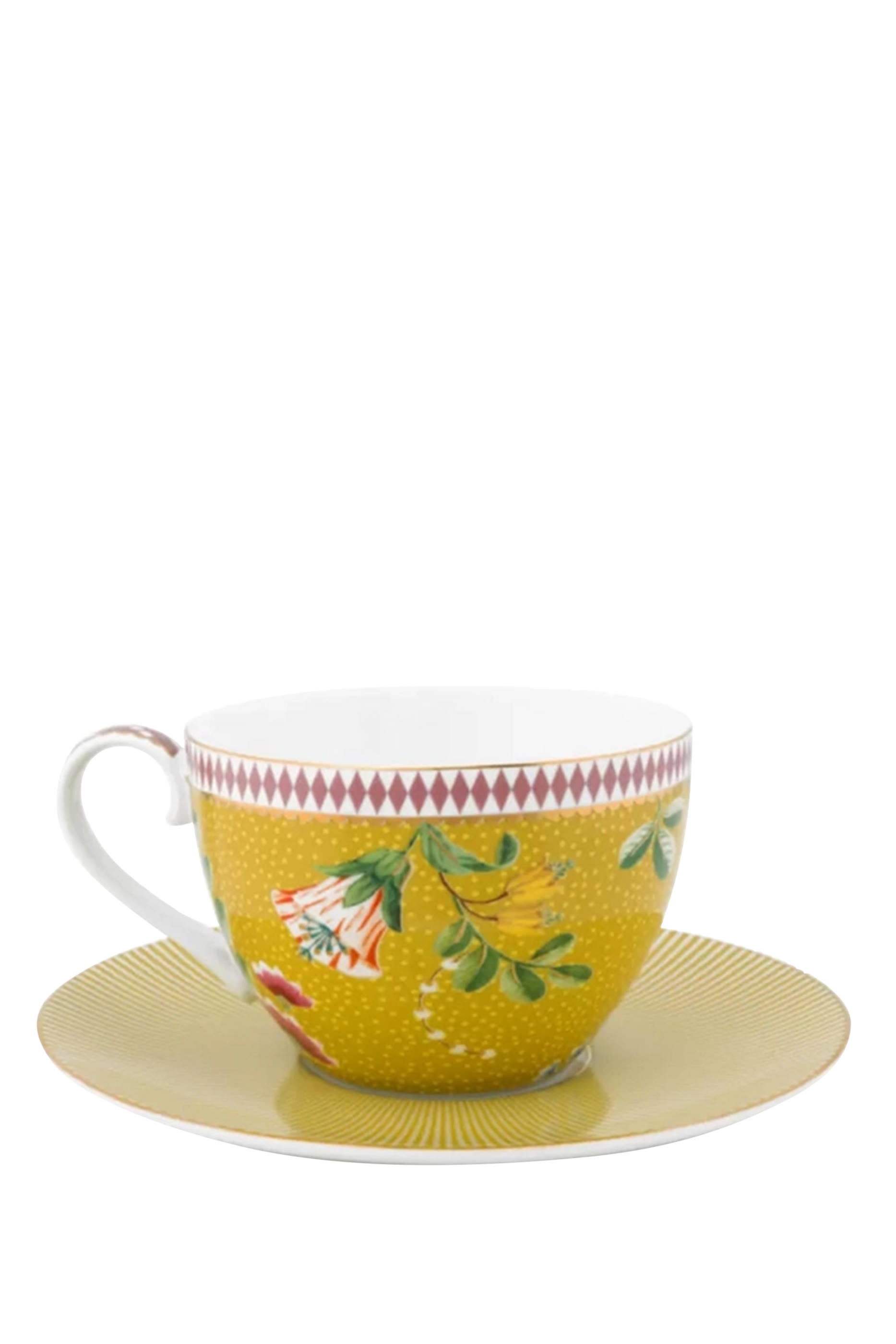 La Majorelle Cappuccino Cup & Saucer, Set of 2
