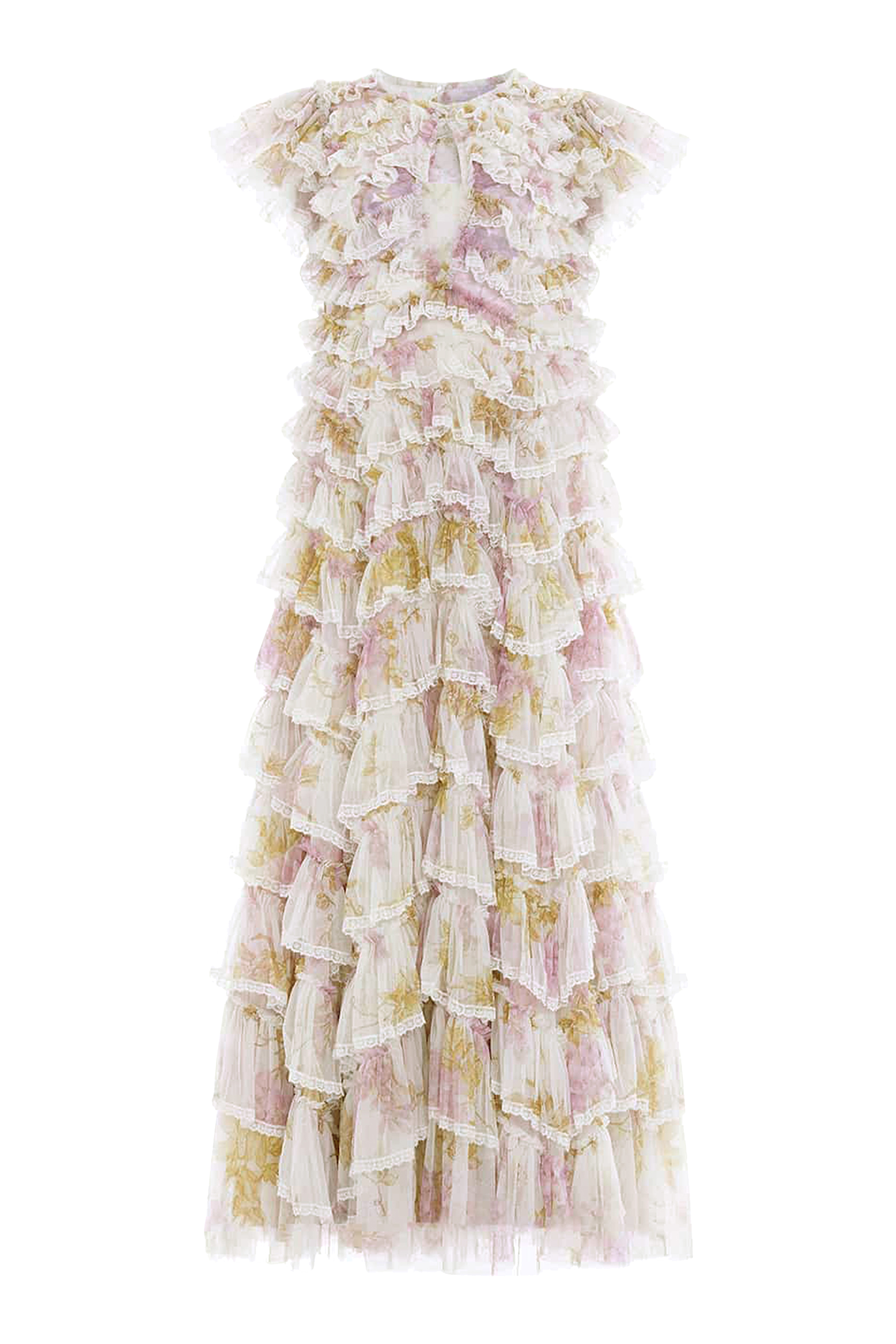 Buy Needle & Thread Wisteria Ruffle Lace Ballerina Dress for Womens ...