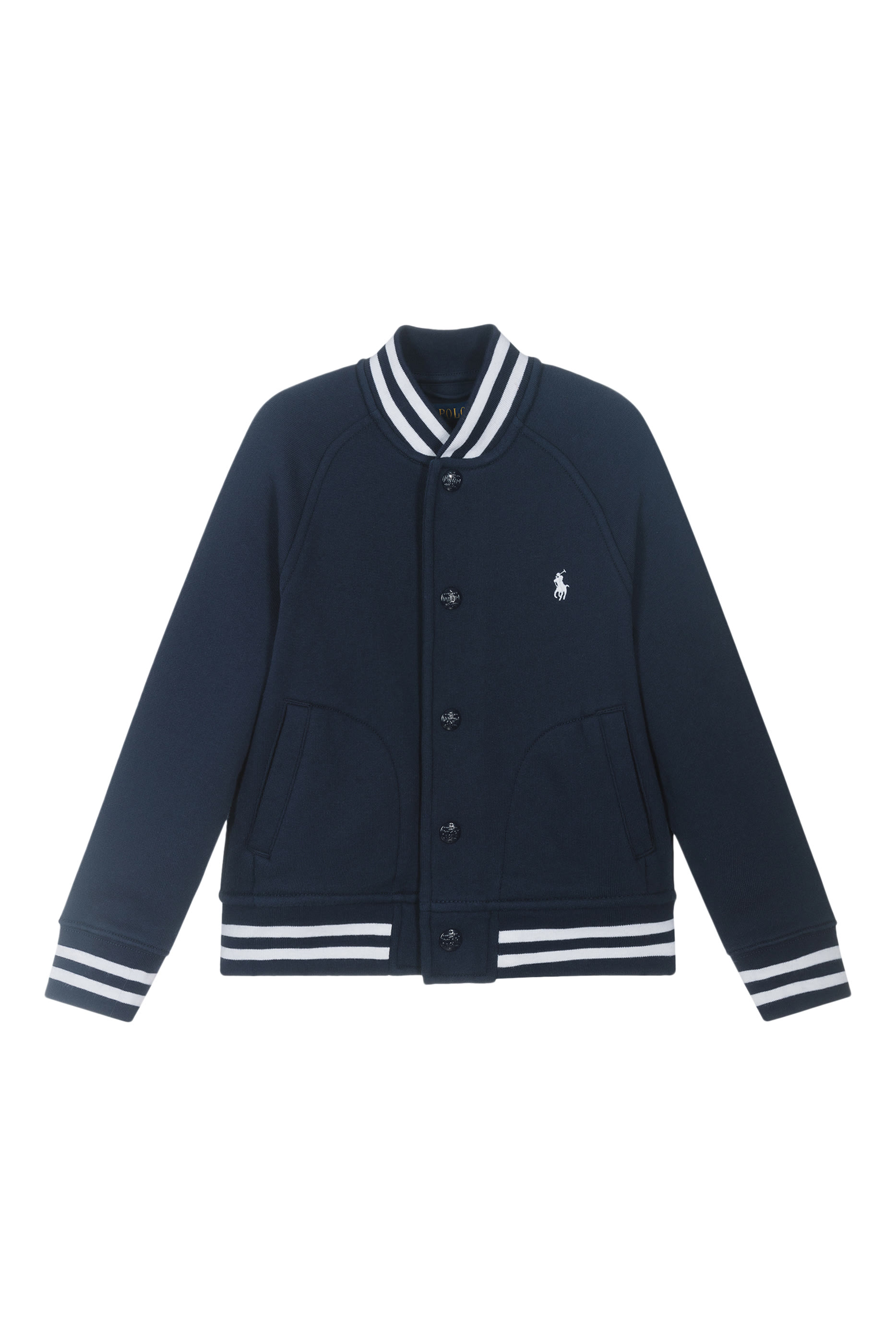 Kids Fleece Baseball Jacket