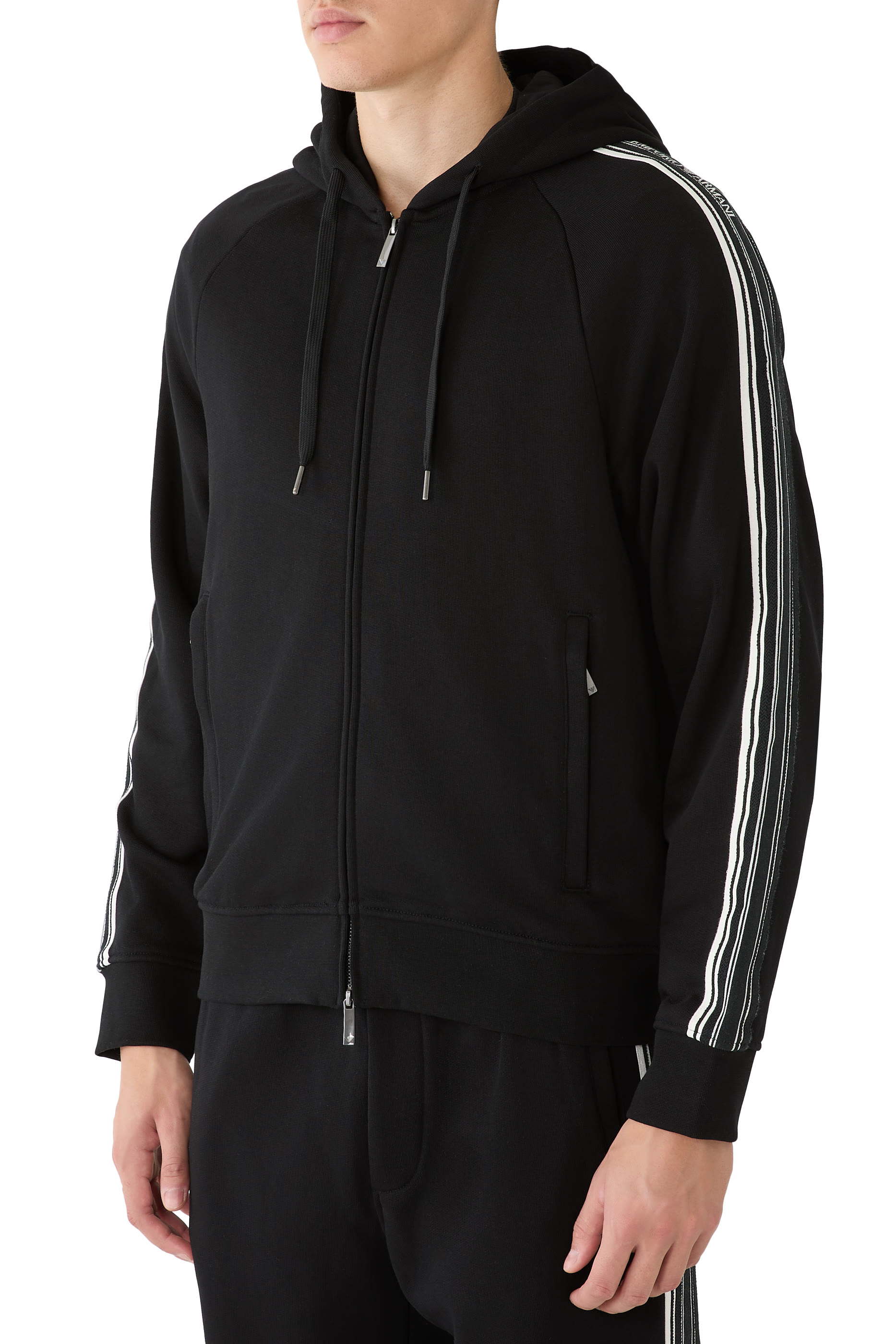Jersey Sweatshirt with Hoodie 