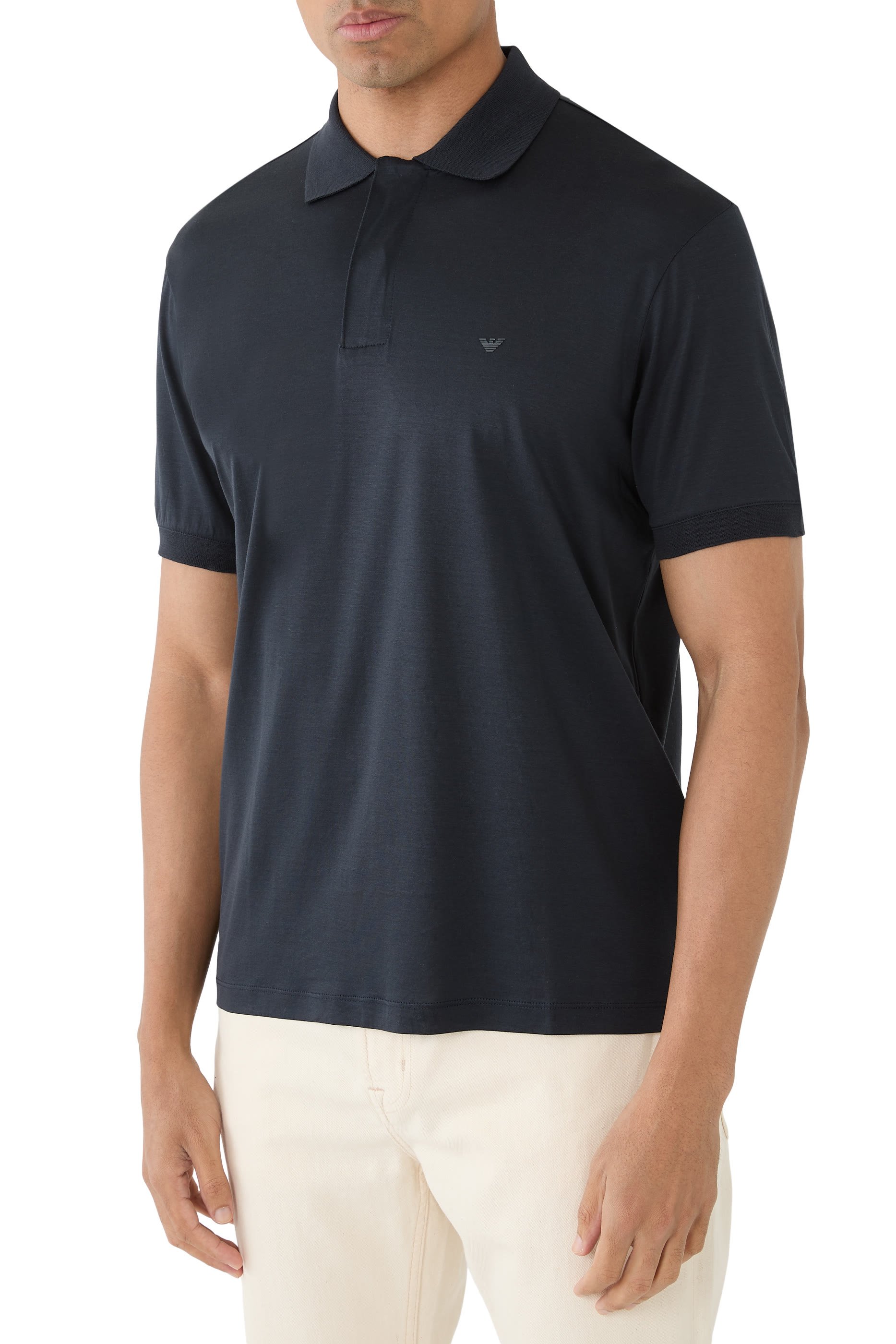 Micro Eagle Logo Polo Shirt