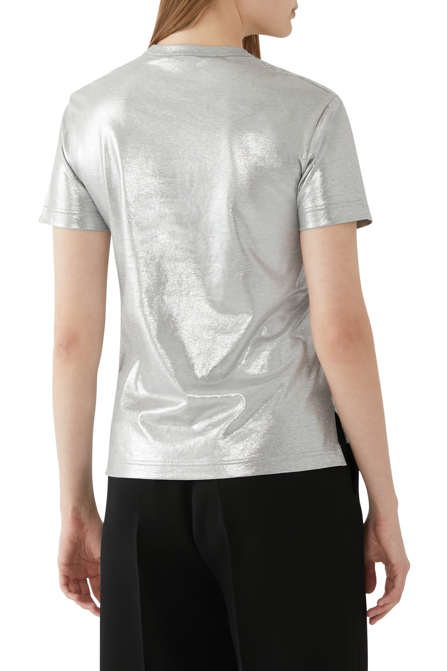 Printed Laminated Cotton T-Shirt