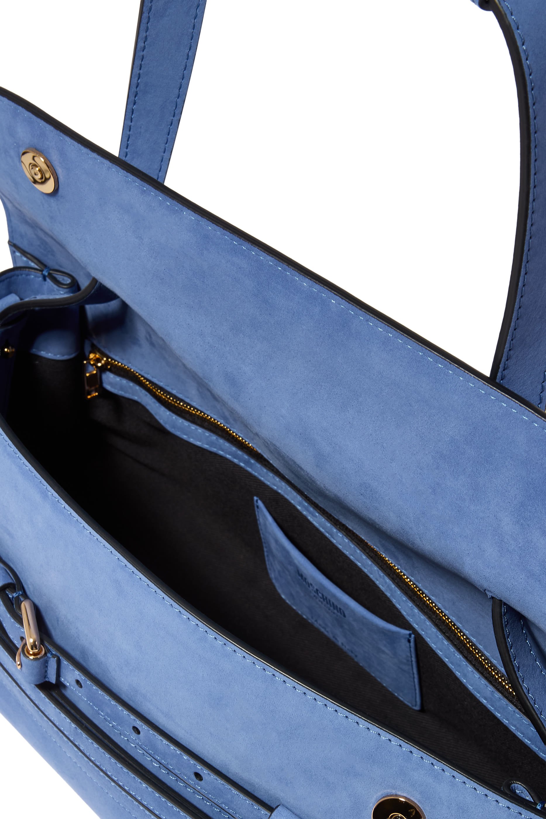 Tie Me Embossed-Logo Shoulder Bag