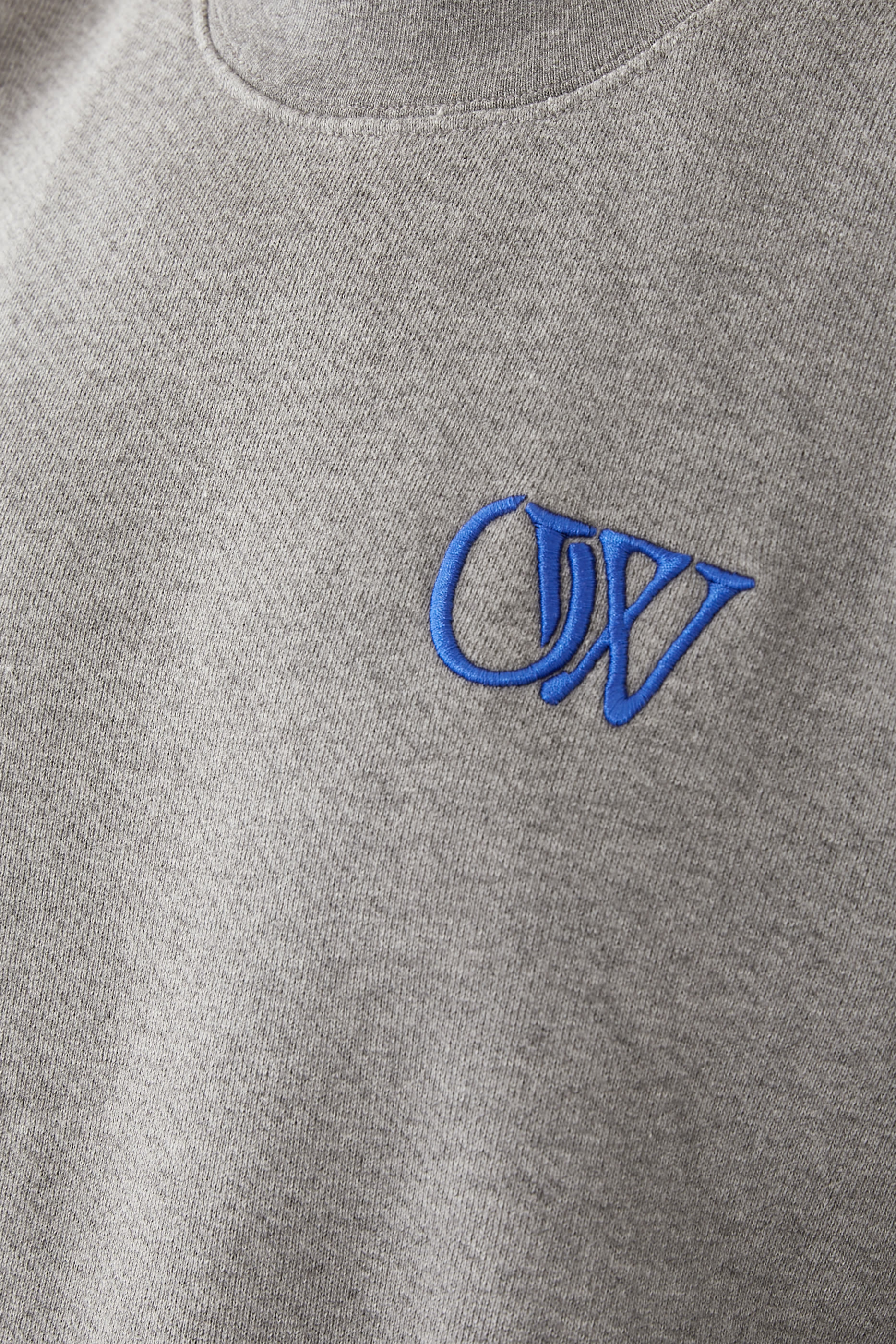 Flock Over Logo Sweatshirt