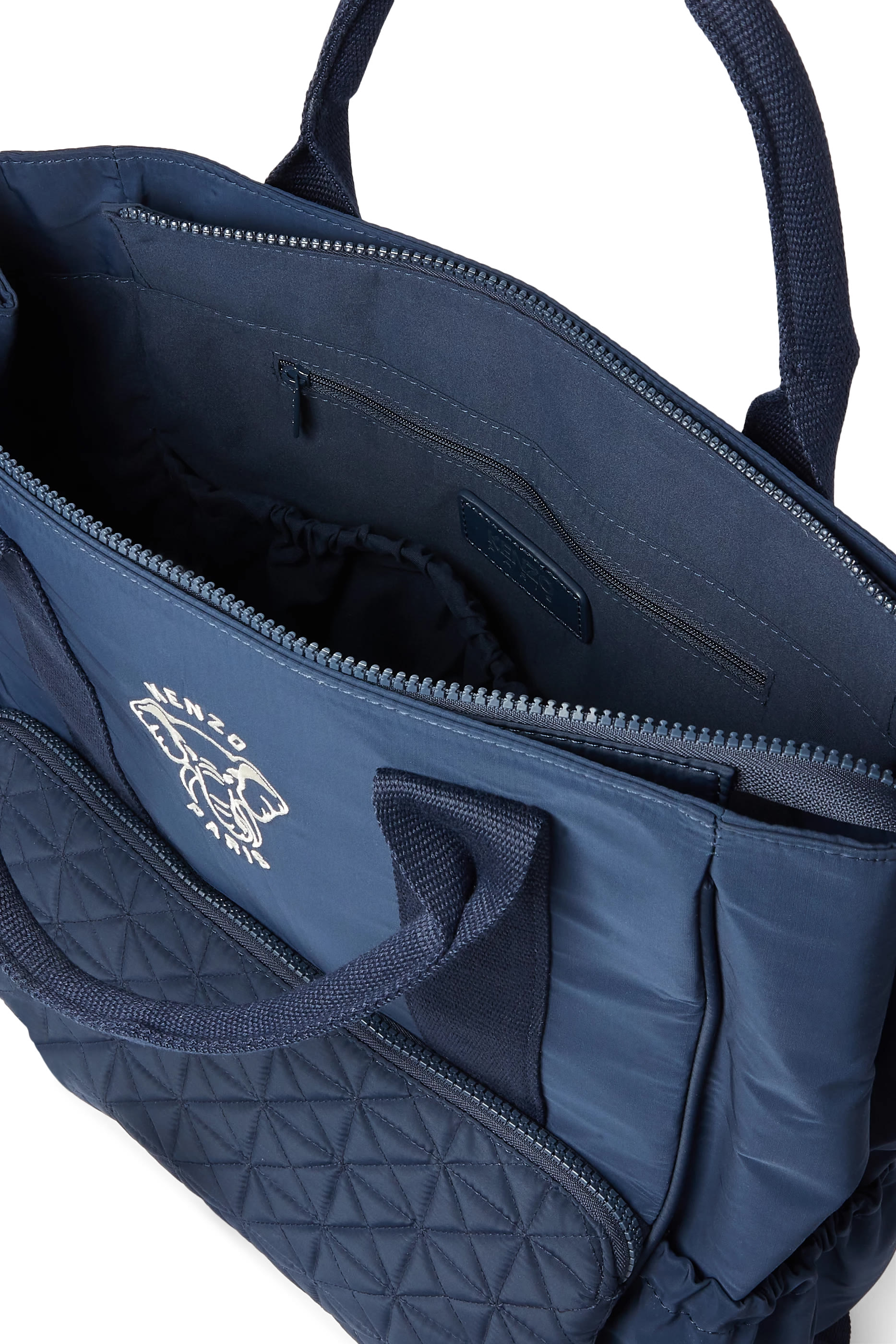 Kids Elephant-Embroidered Diaper Bag