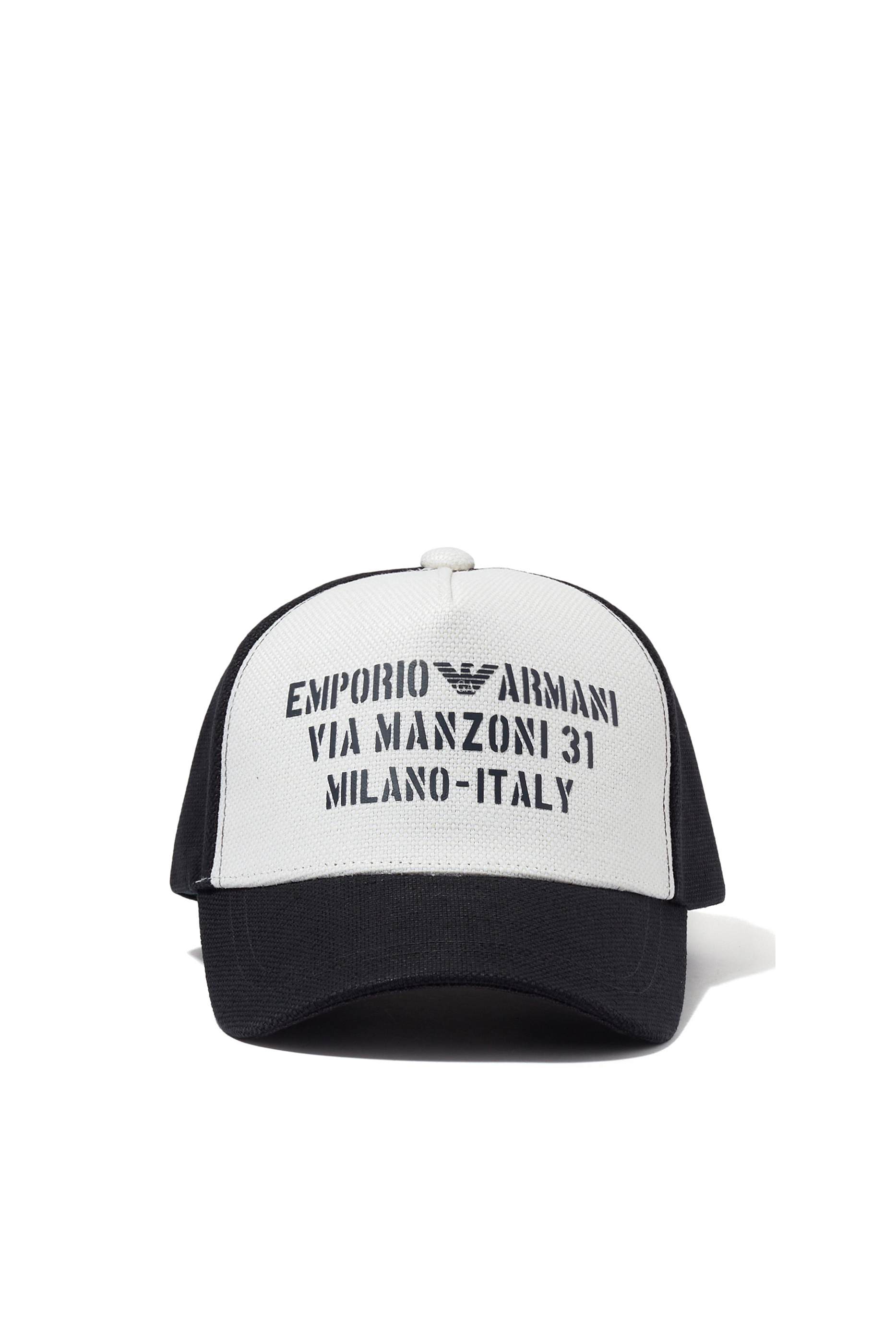 Buy Emporio Armani Via Manzoni 31 Baseball Hat for Mens | Bloomingdale ...