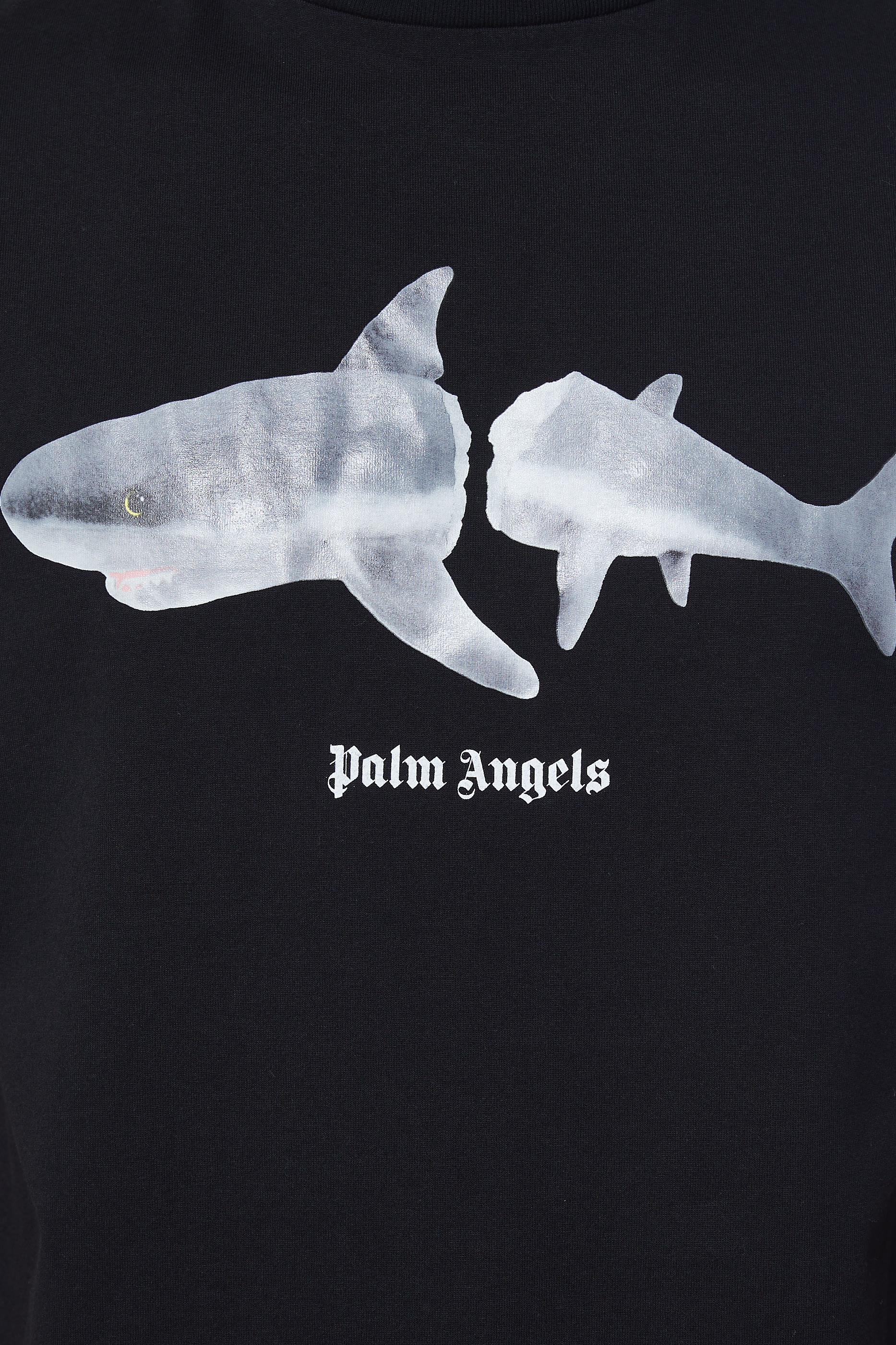 Shark-Print Logo T-Shirt